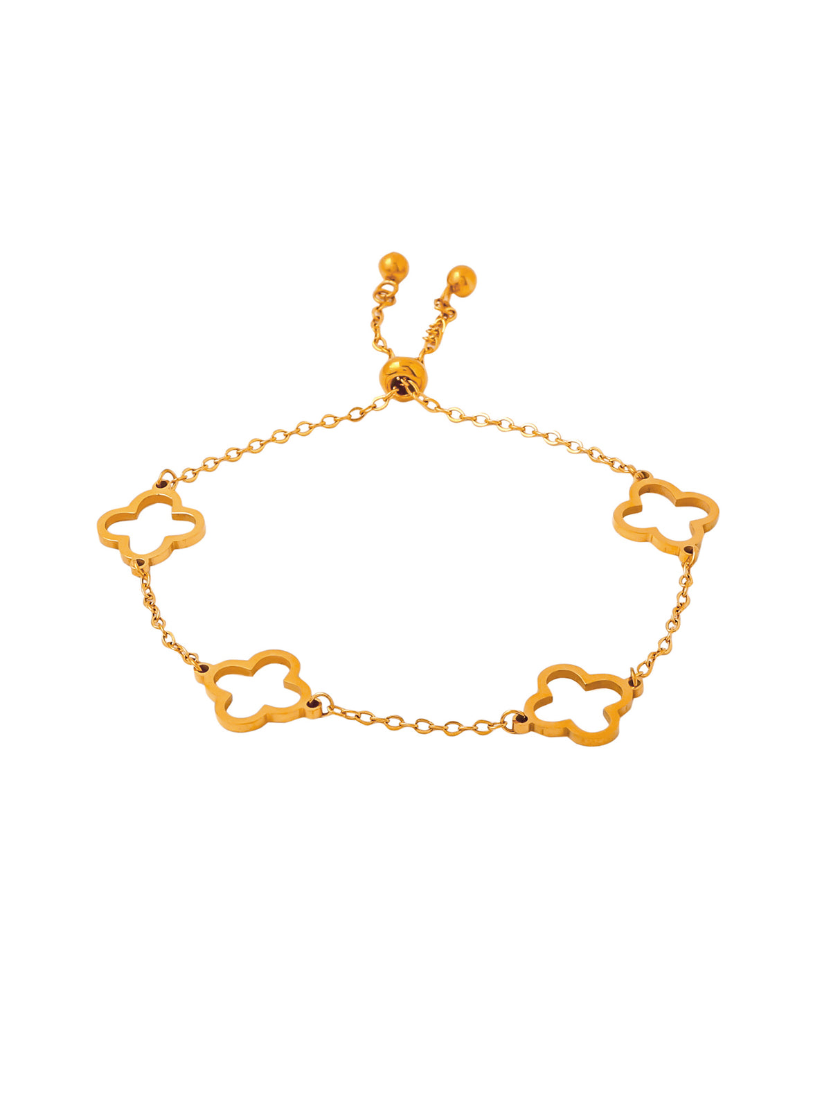 Yellow Chimes ankle bracelet - stunning festive wear