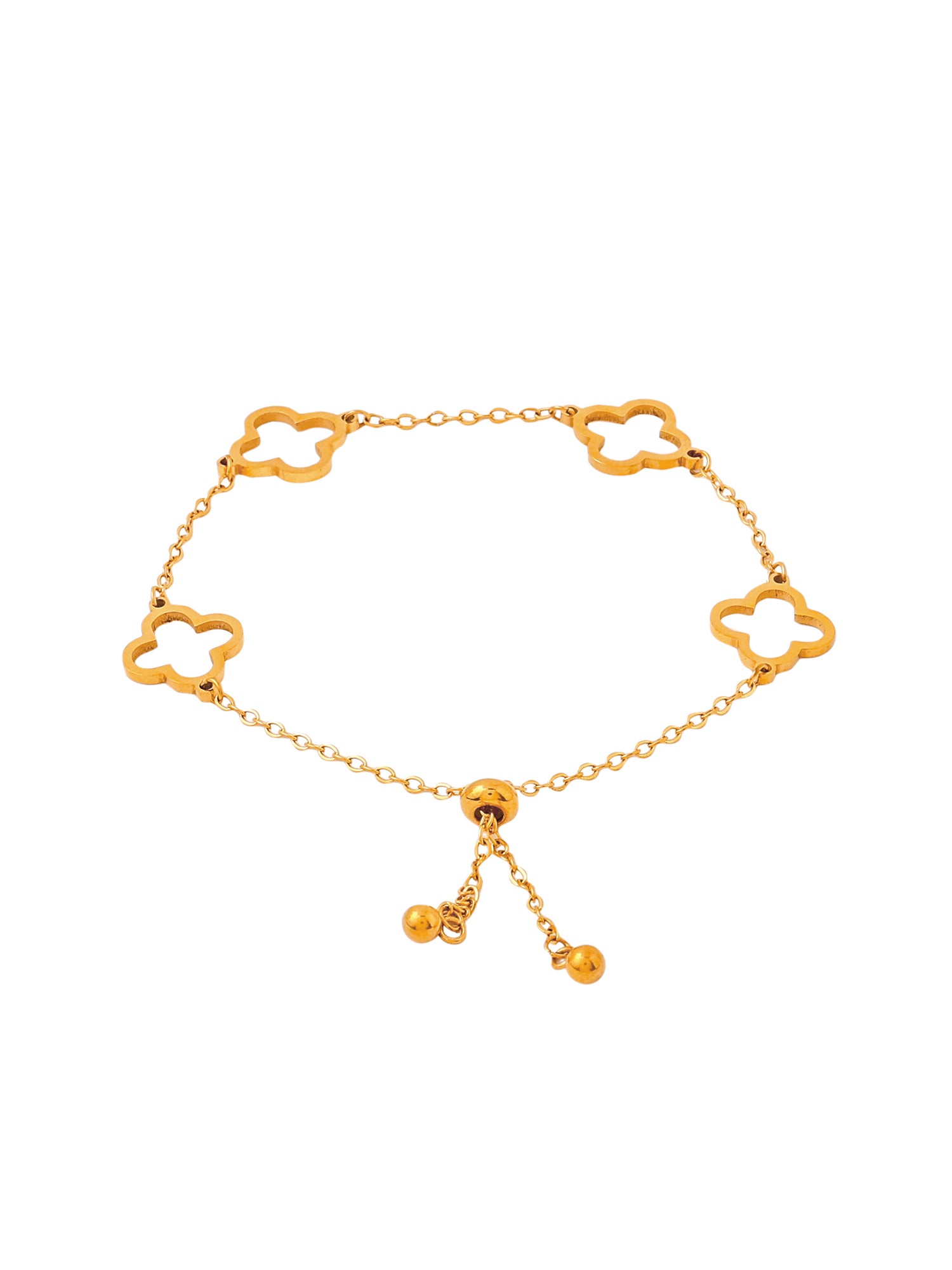 Yellow Chimes adjustable anklet - comfortable fit for all