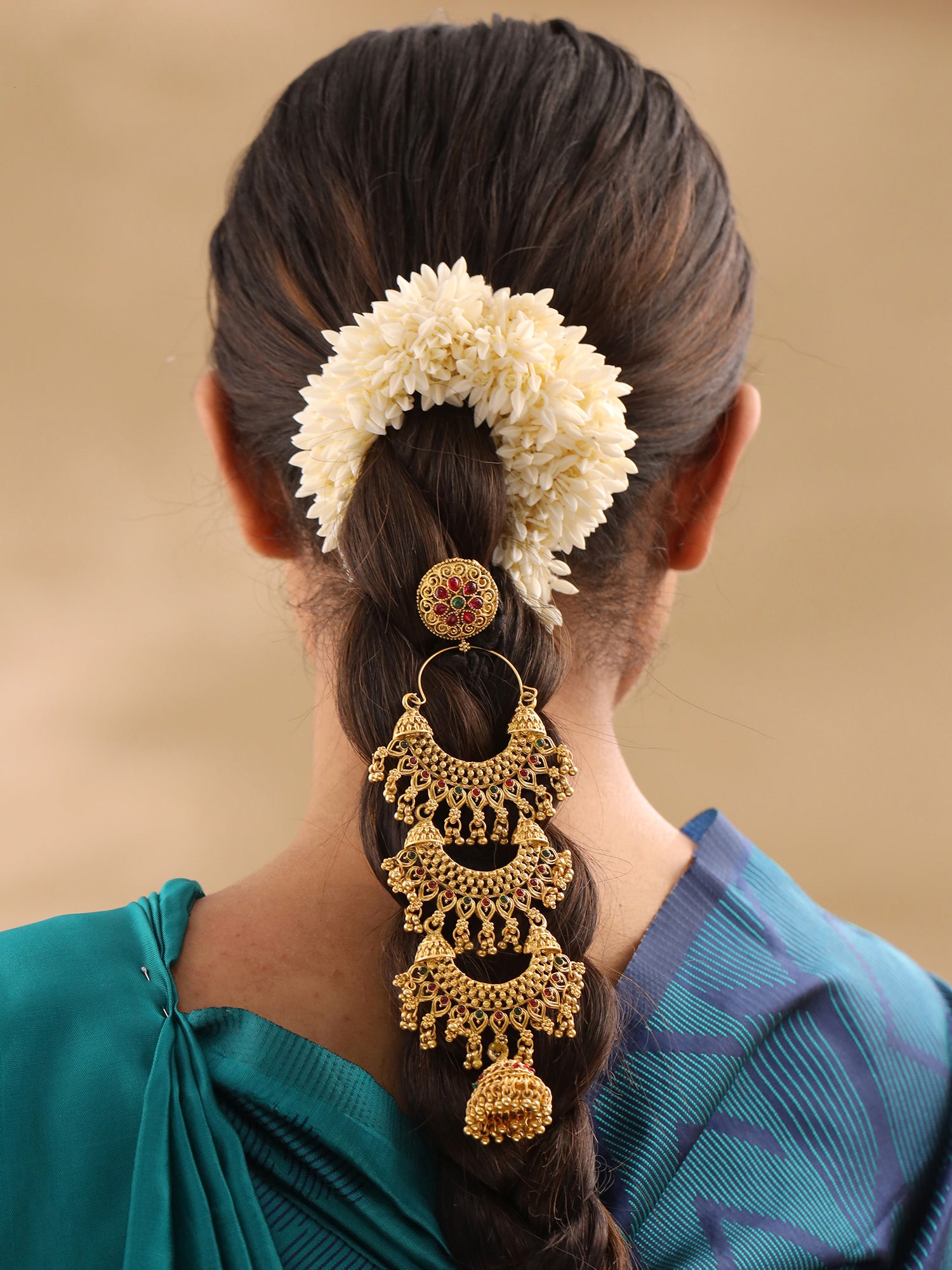 Yellow Chimes Gold Plated Juda Pin - Wedding accessory