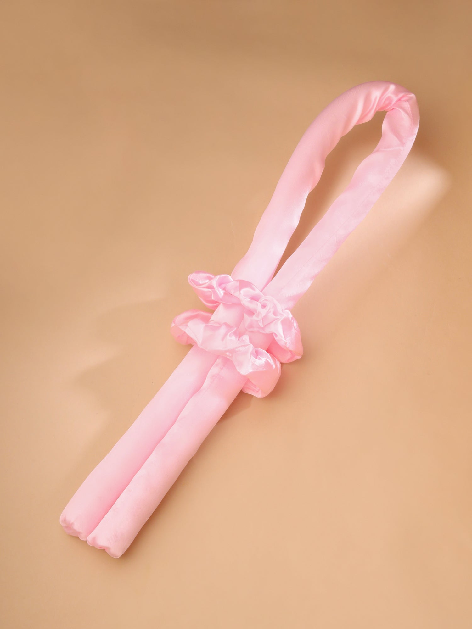 Yellow Chimes satin hair curler - perfect for traveling