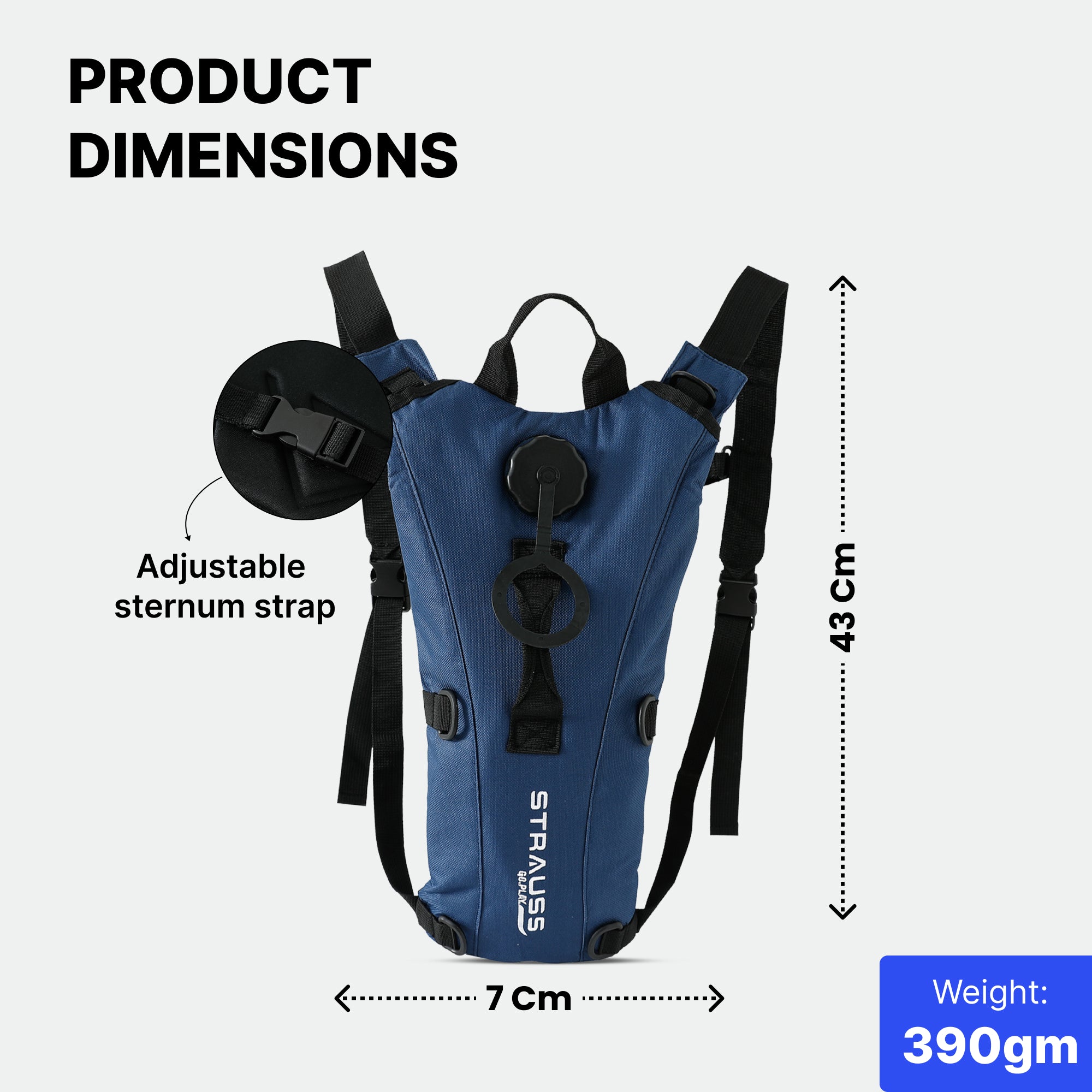 Strauss Sports hydration bag - trekking outdoors