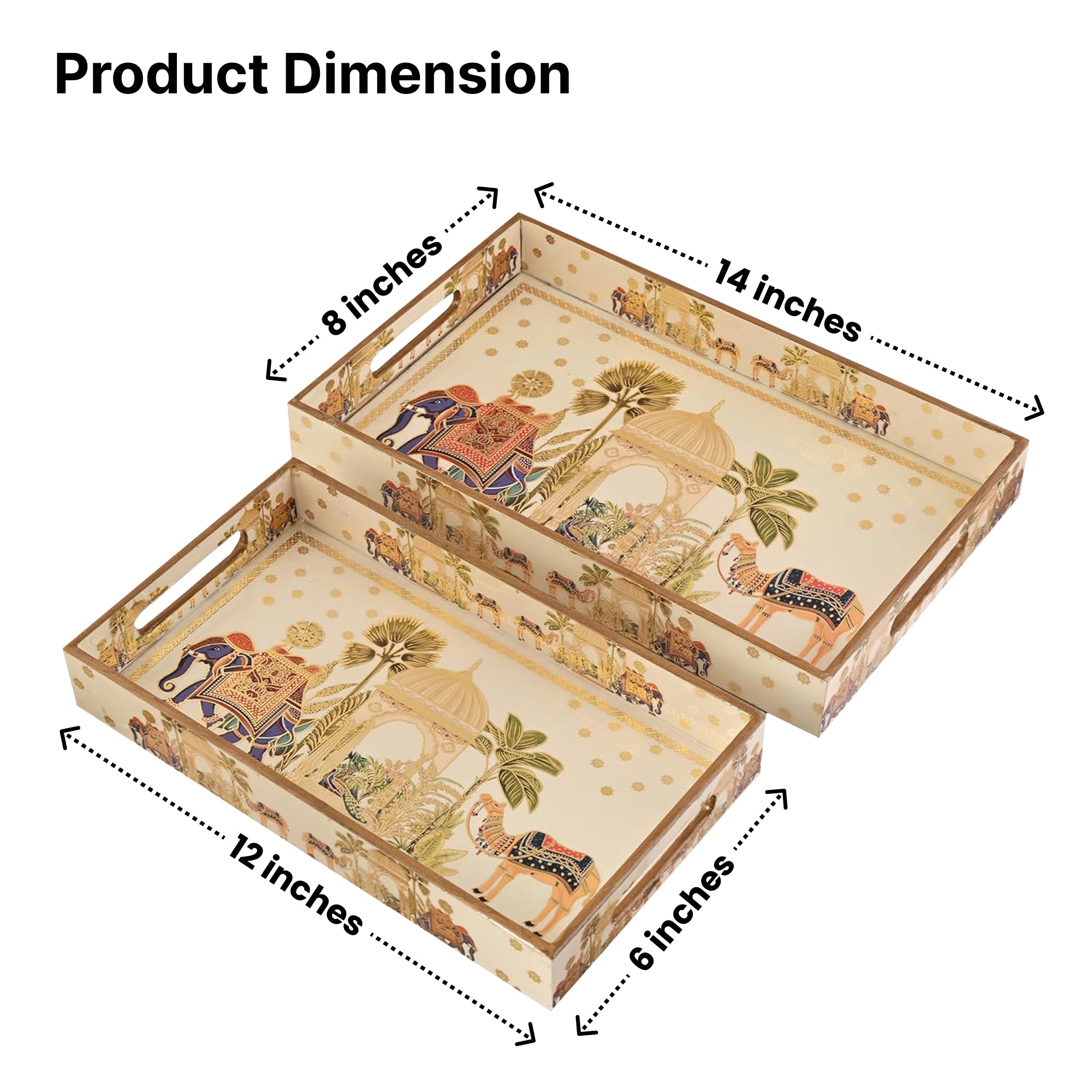 The Better Home Meena Art Serving Platter - Ideal for tea parties