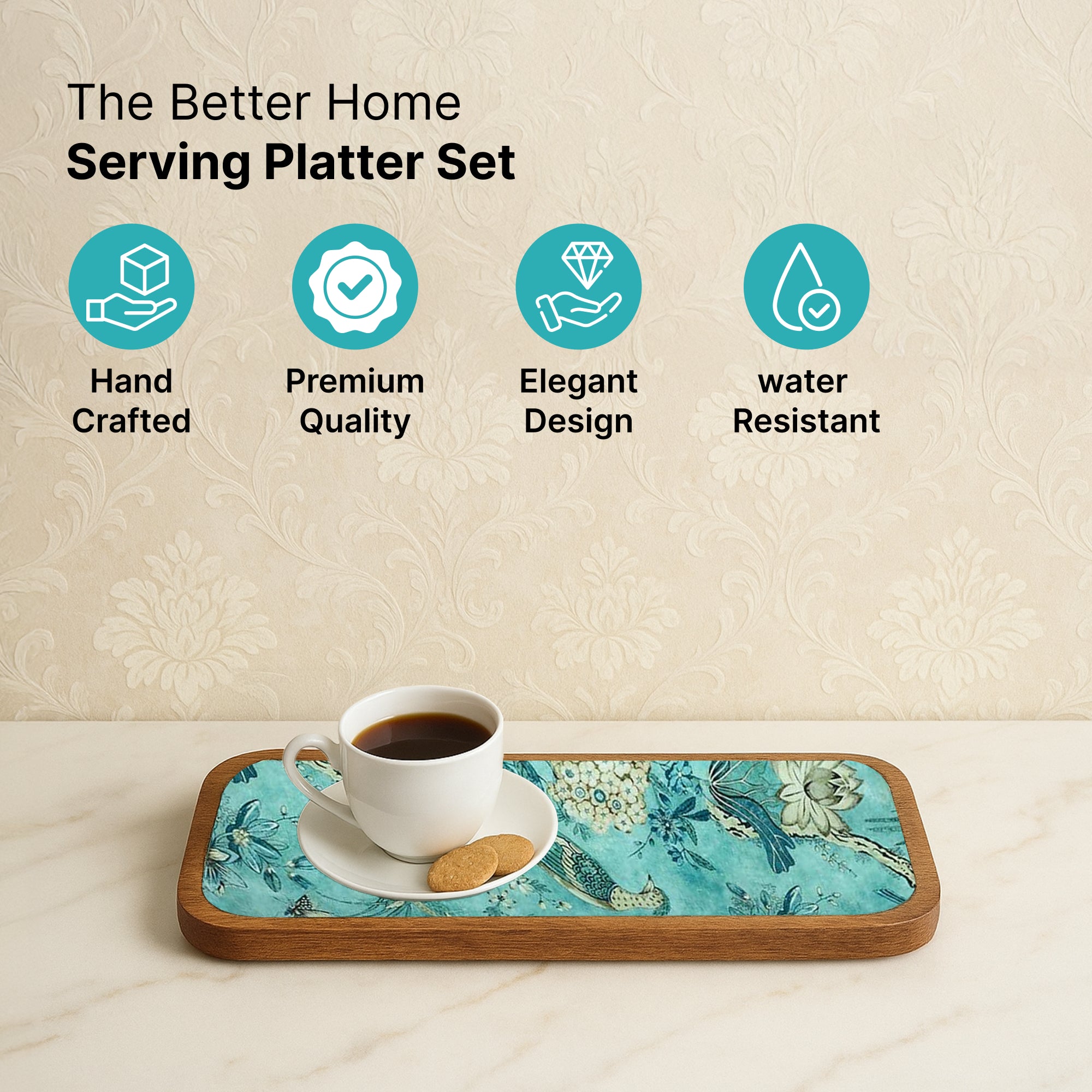 The Better Home decorative tray set - kitchen organization