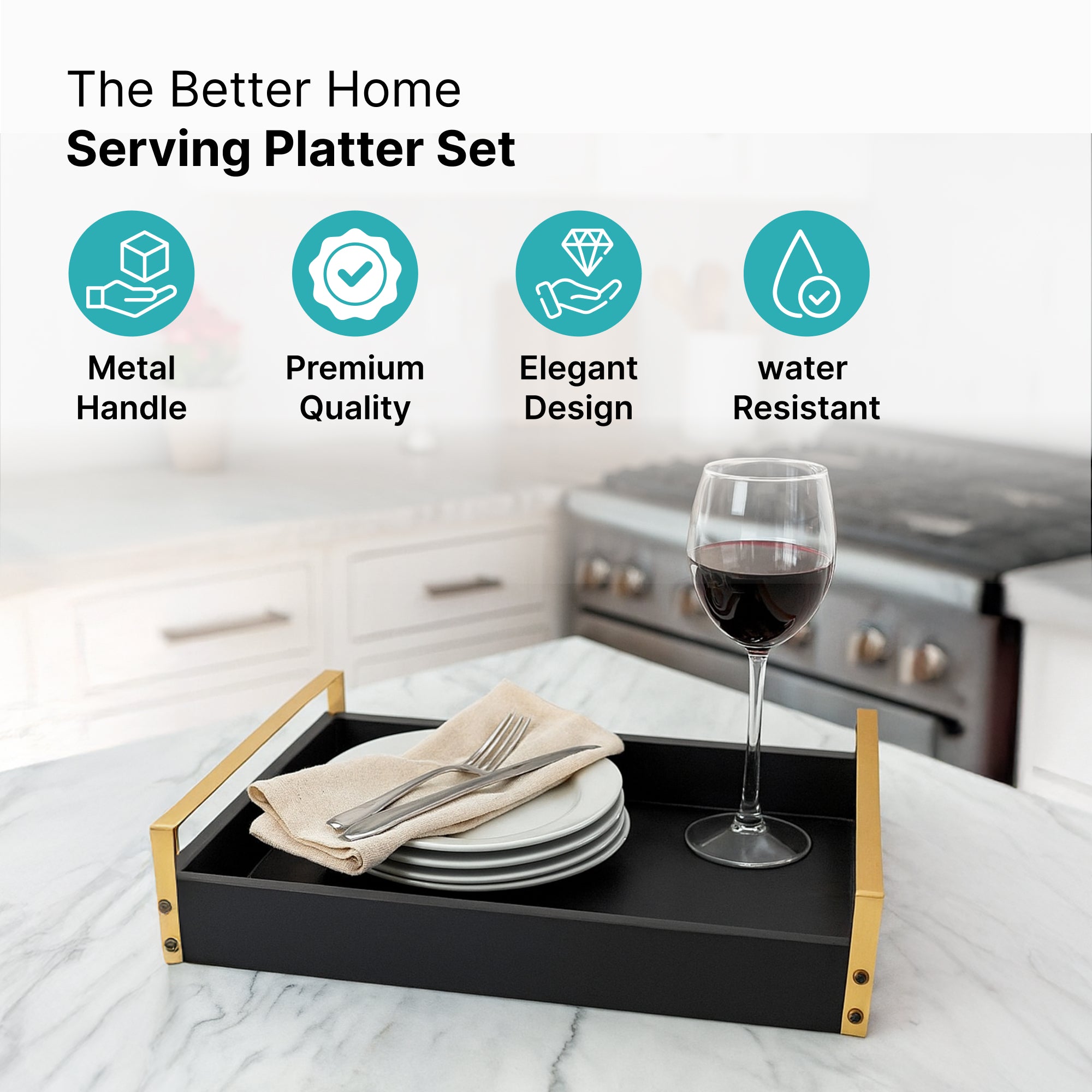 The Better Home serving tray - Functional and sturdy design