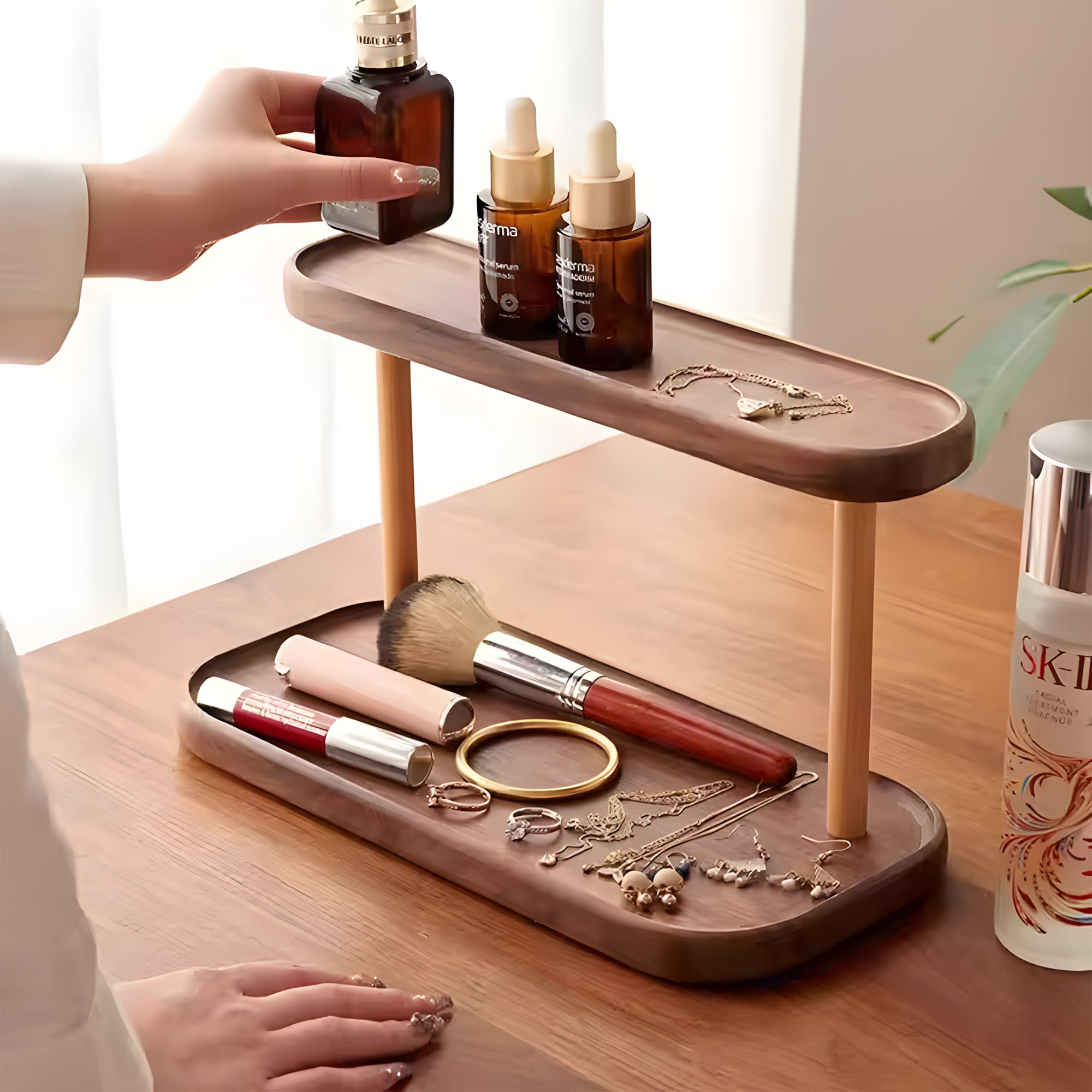 The Better Home non-slip tray rack - versatile serving solutions