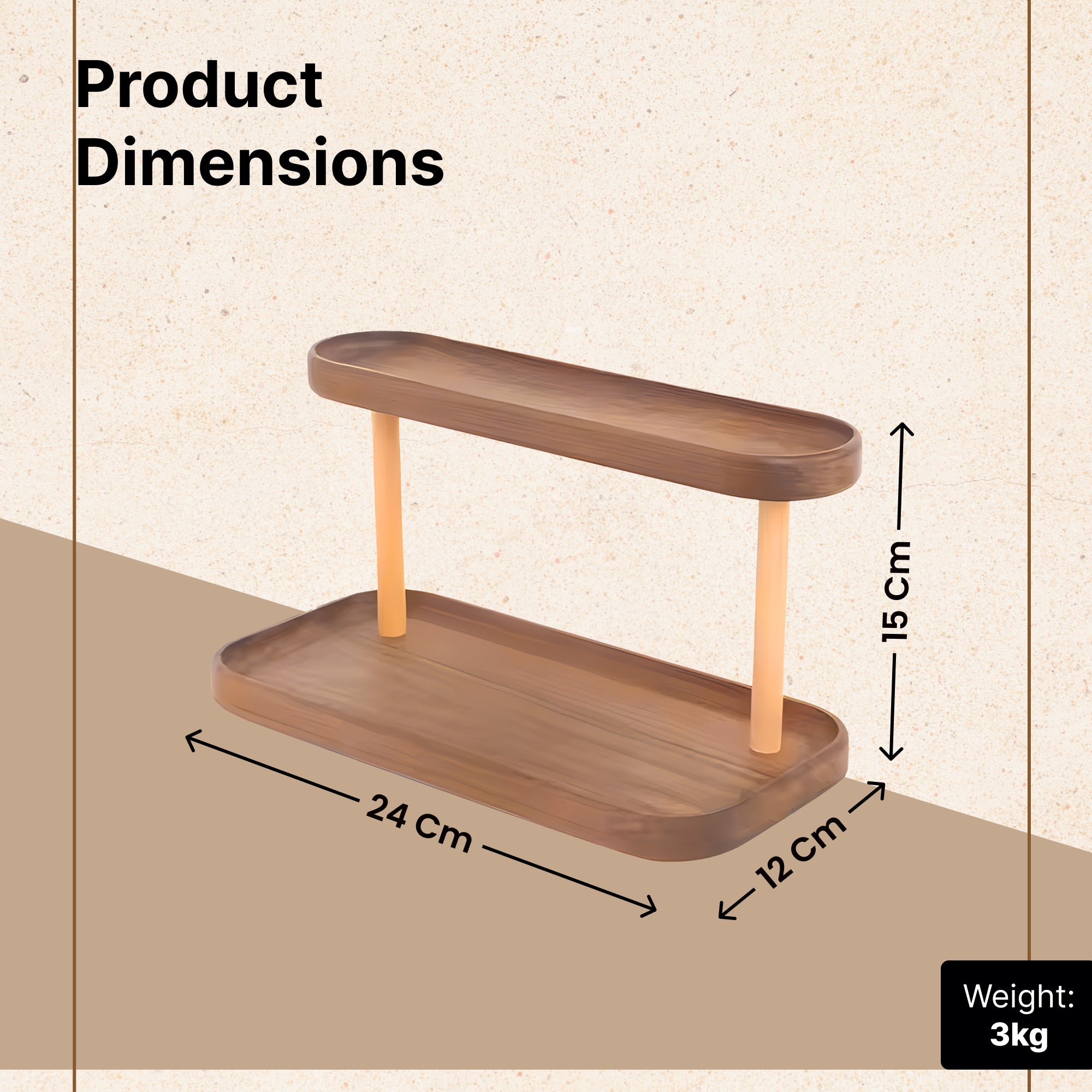The Better Home mango wood tray - perfect for hosting guests