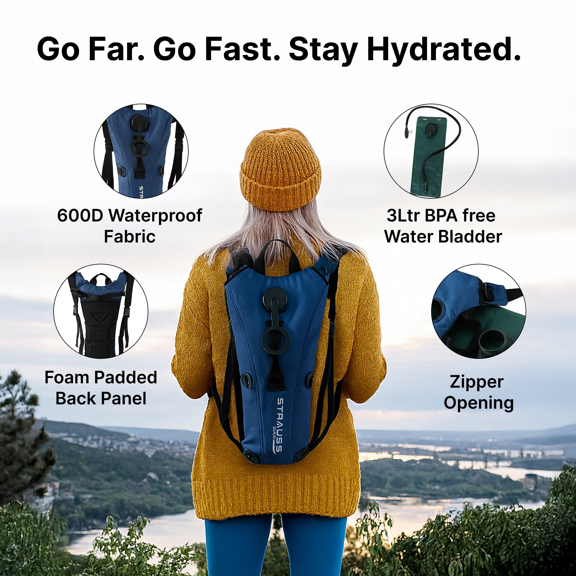 Strauss Sports hydration bag - running companion