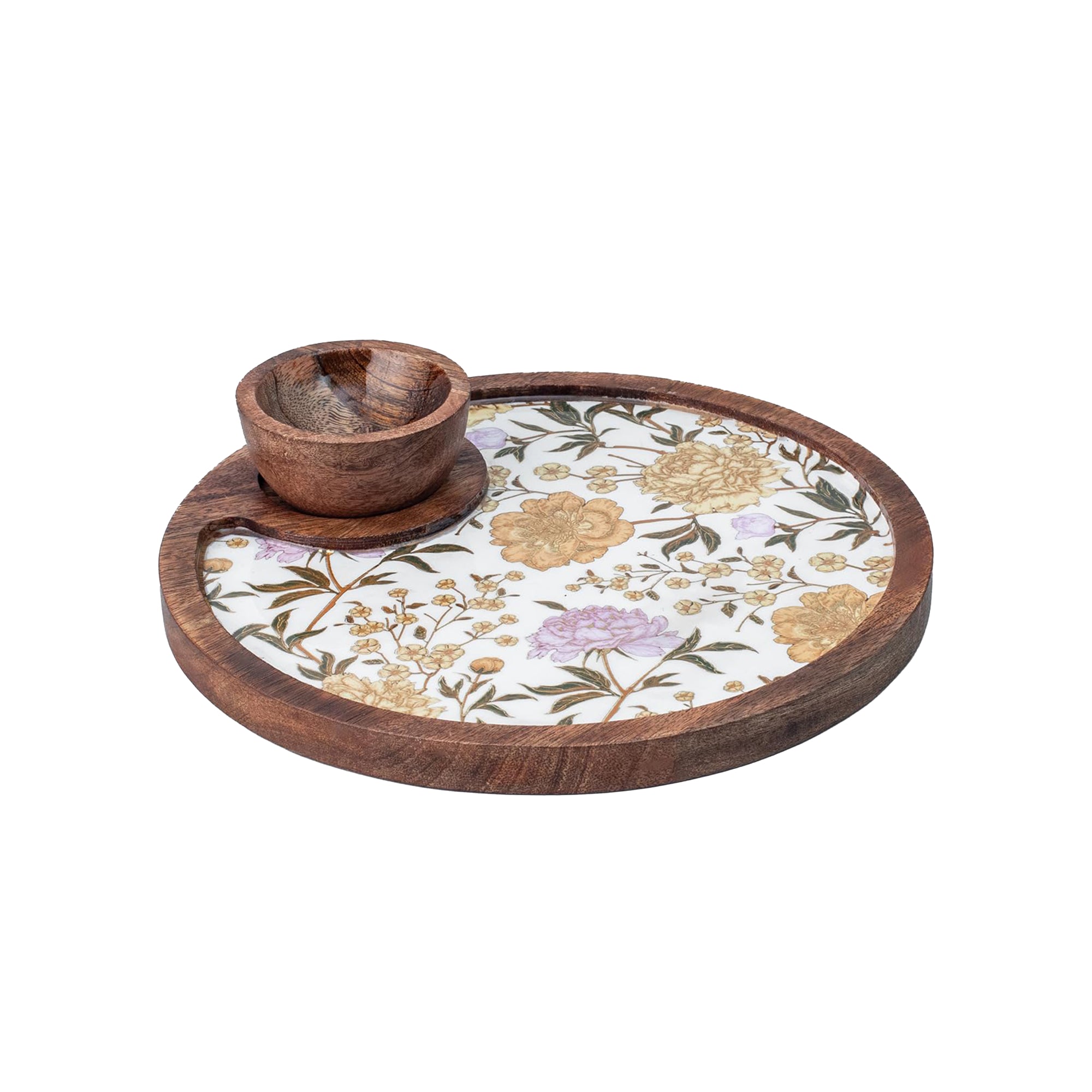 The Better Home floral design tray - enhances any dining setting