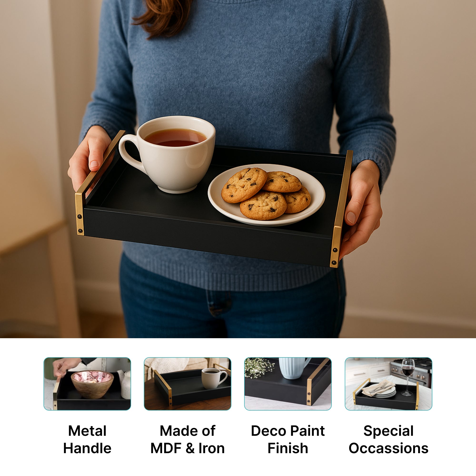 The Better Home serving tray - Stylish decor piece