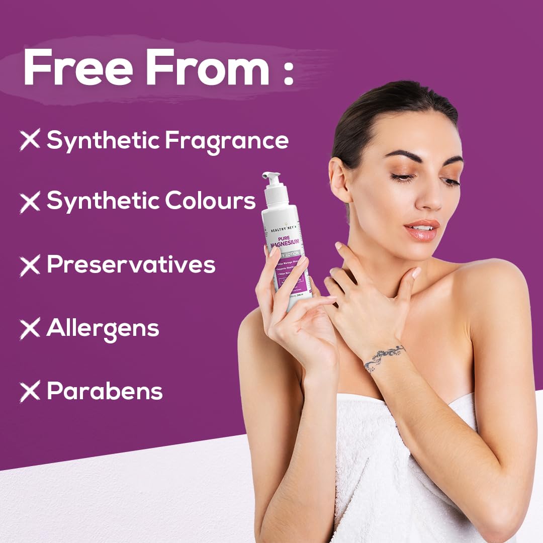 Healthyhey magnesium body lotion - after workout relaxation