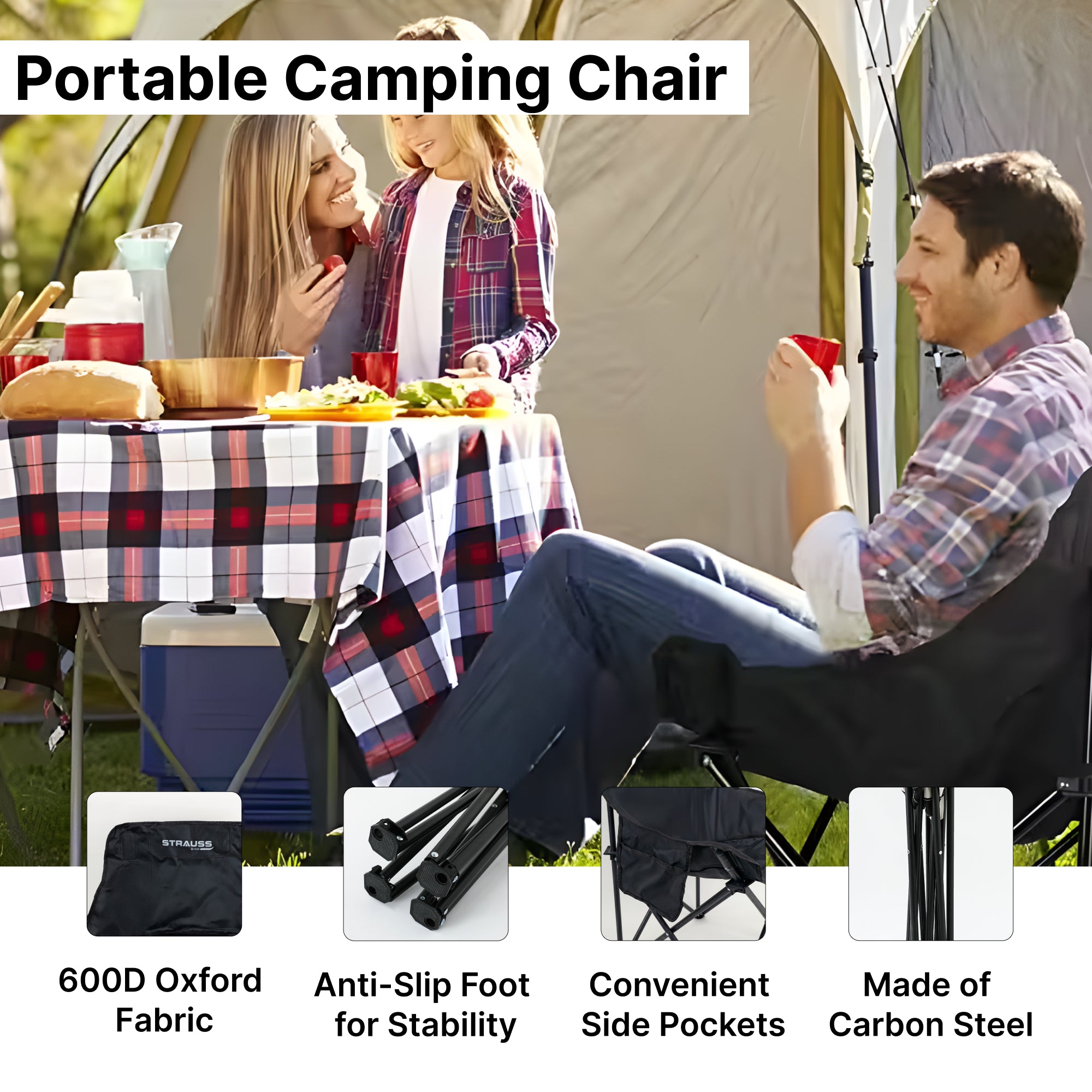 Strauss Travel Chair - Convenient for picnics