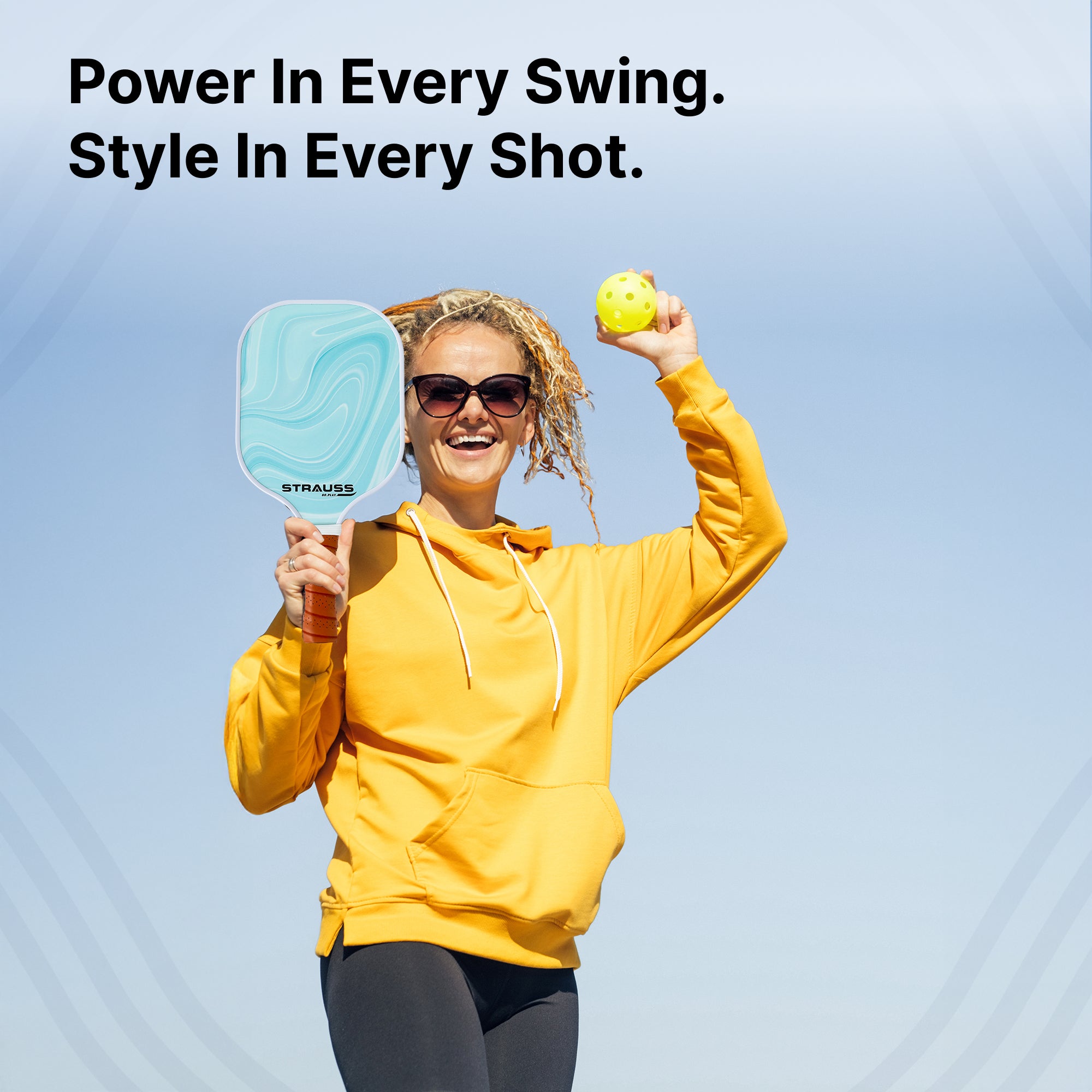 Strauss Pickleball Paddle Set - Outdoor fun
