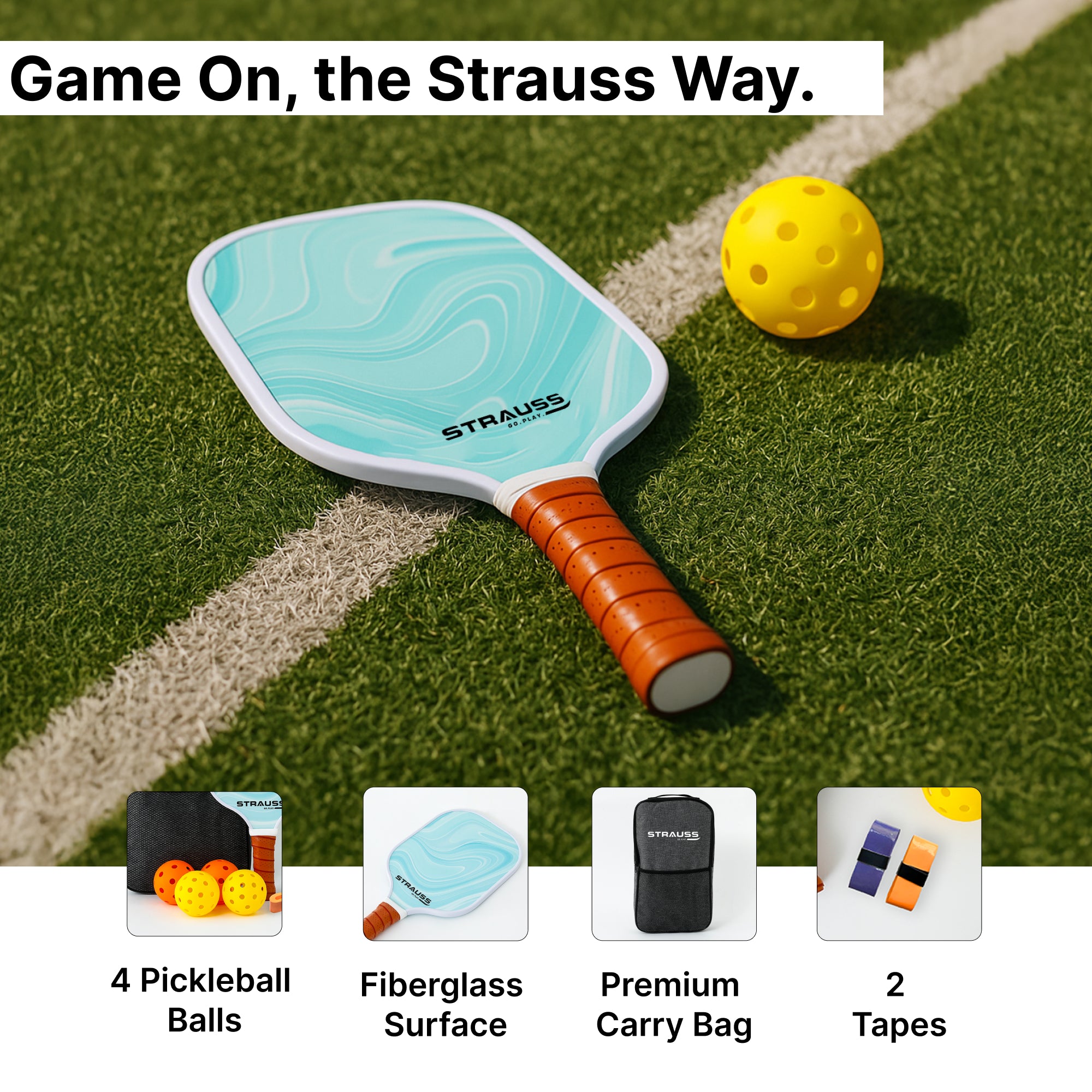 Strauss Pickleball Paddle Set - School activities