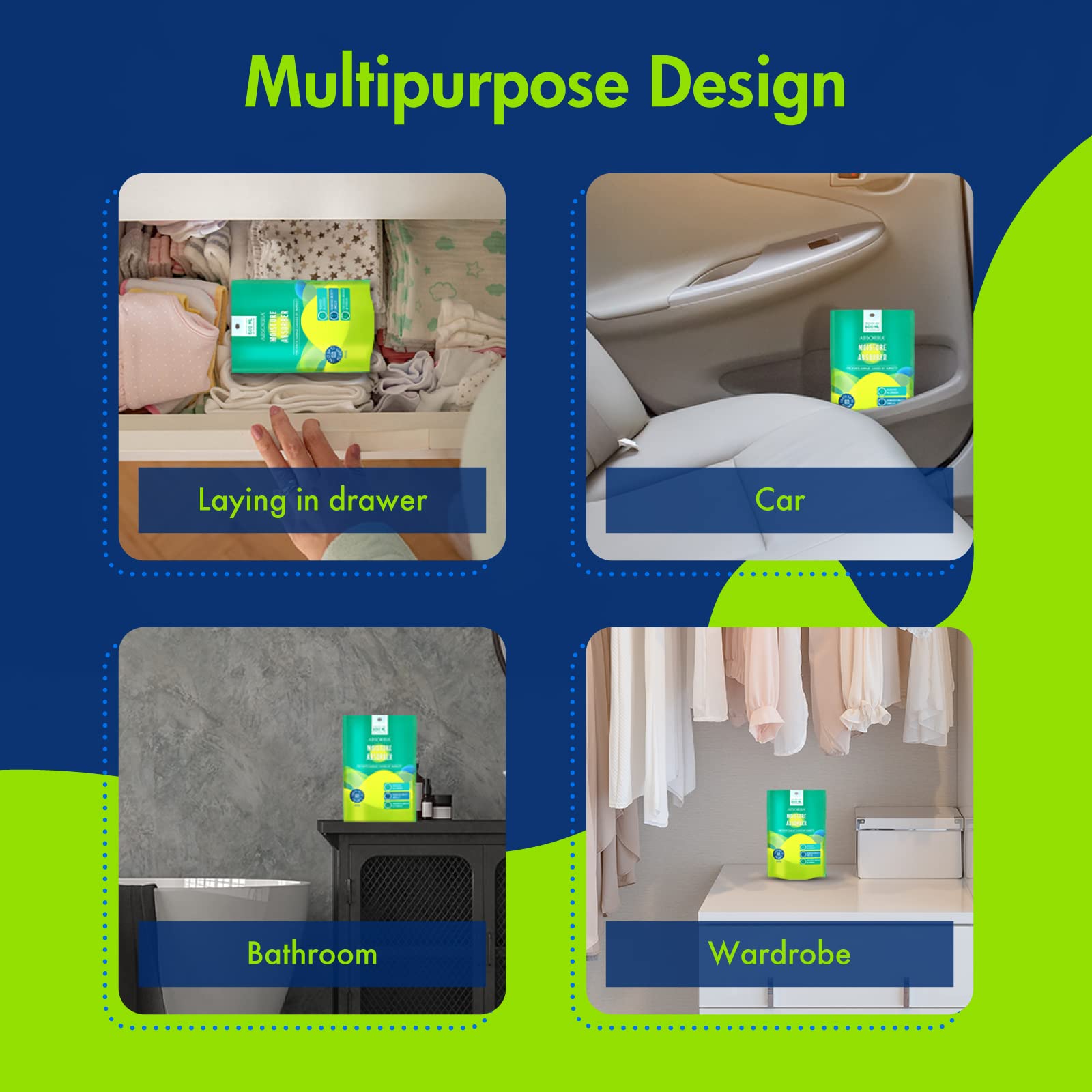 Absorbia moisture absorber - For wardrobe humidity control