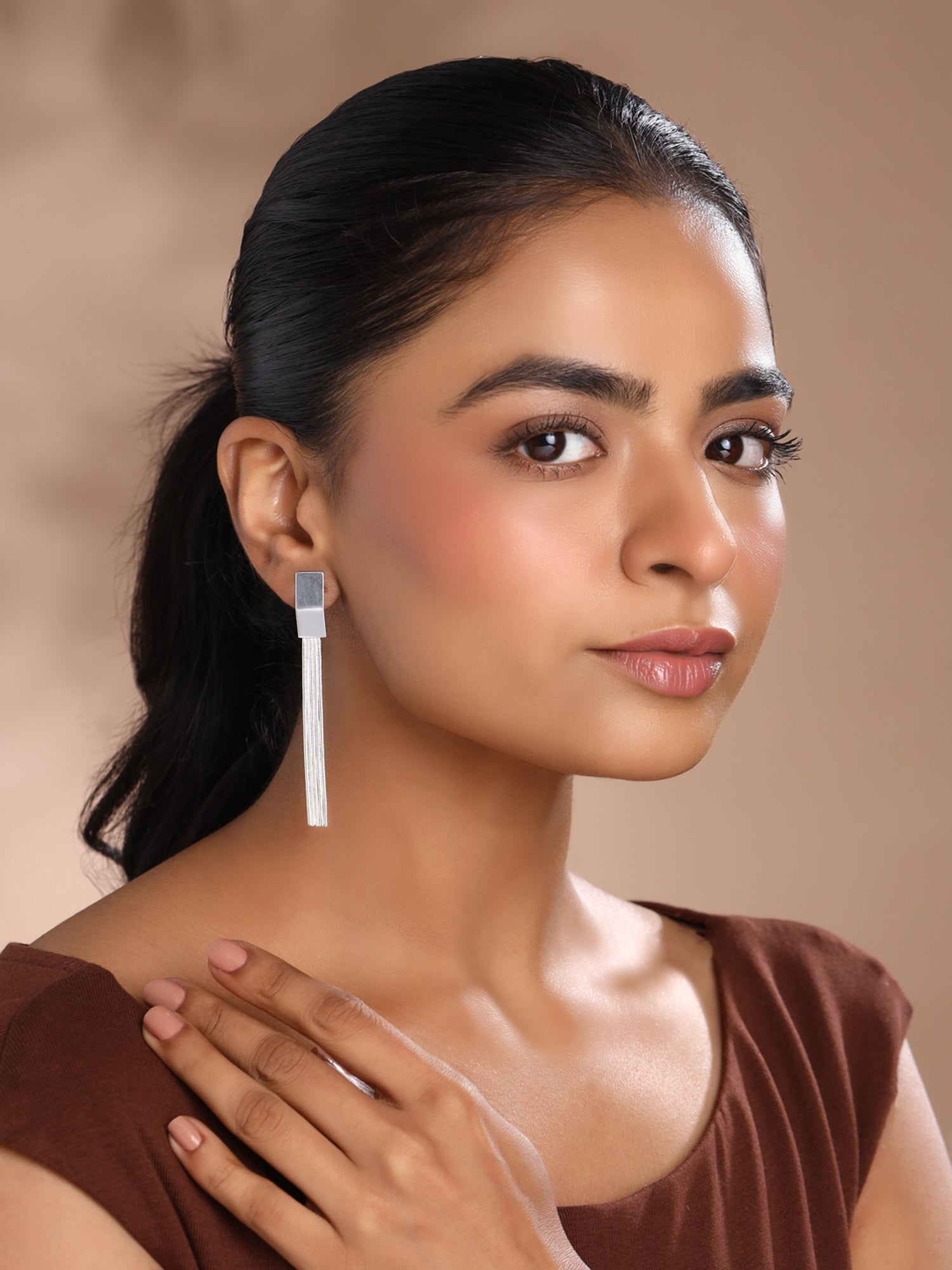 Yellow Chimes dangle earrings - Stylish everyday jewelry