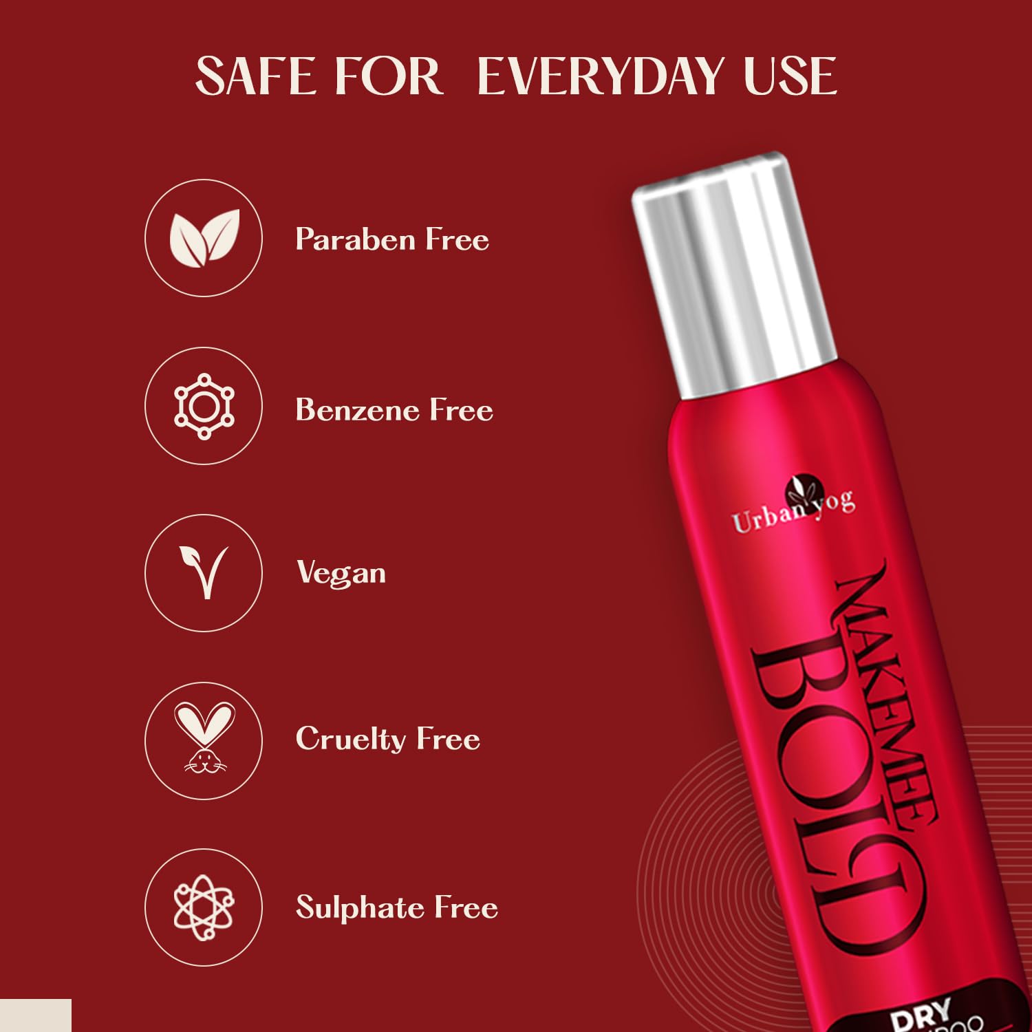 Urban Yog MakeMeeBold Dry Shampoo - Post Gym Refresh