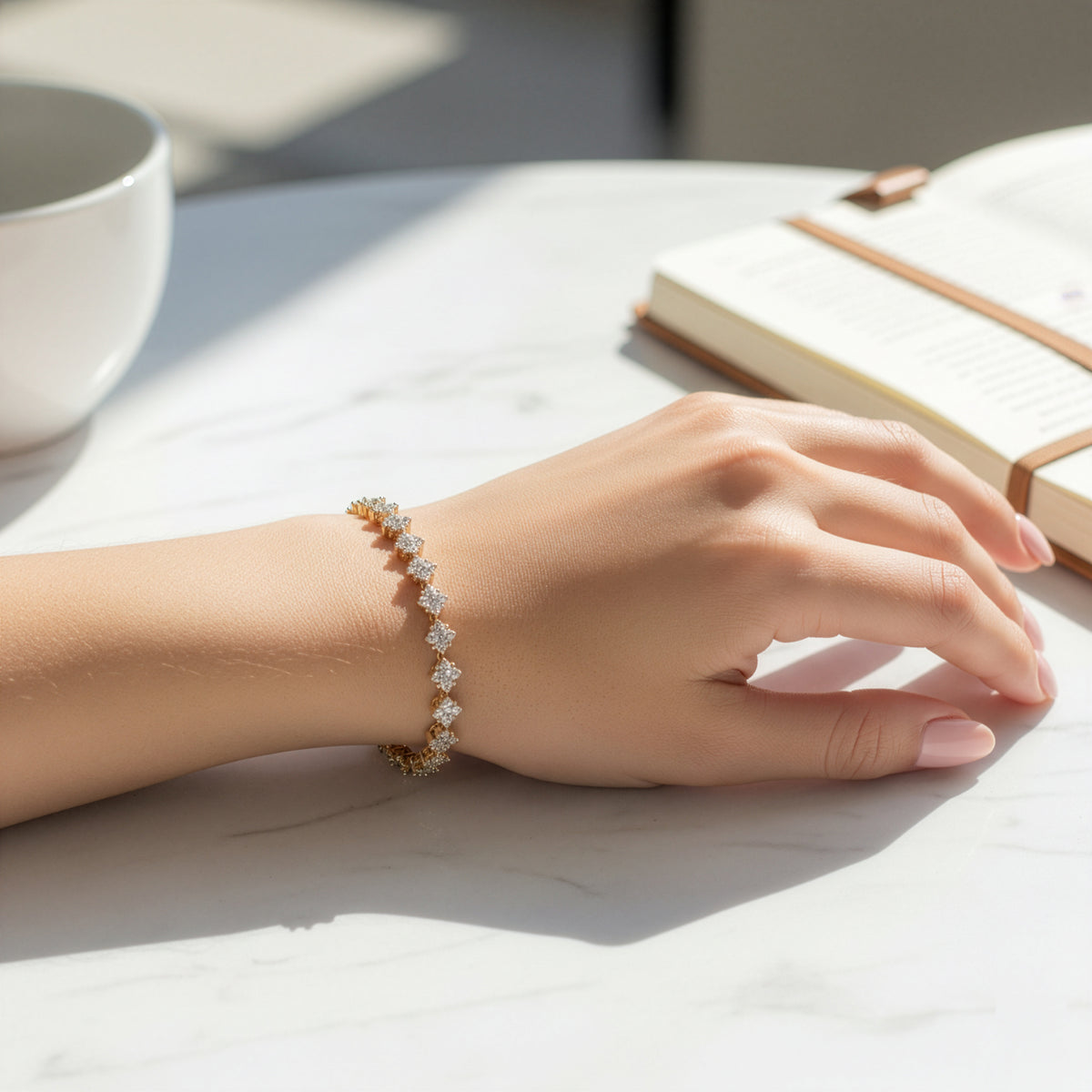 Yellow Chimes stylish bracelet - fashion jewelry for women