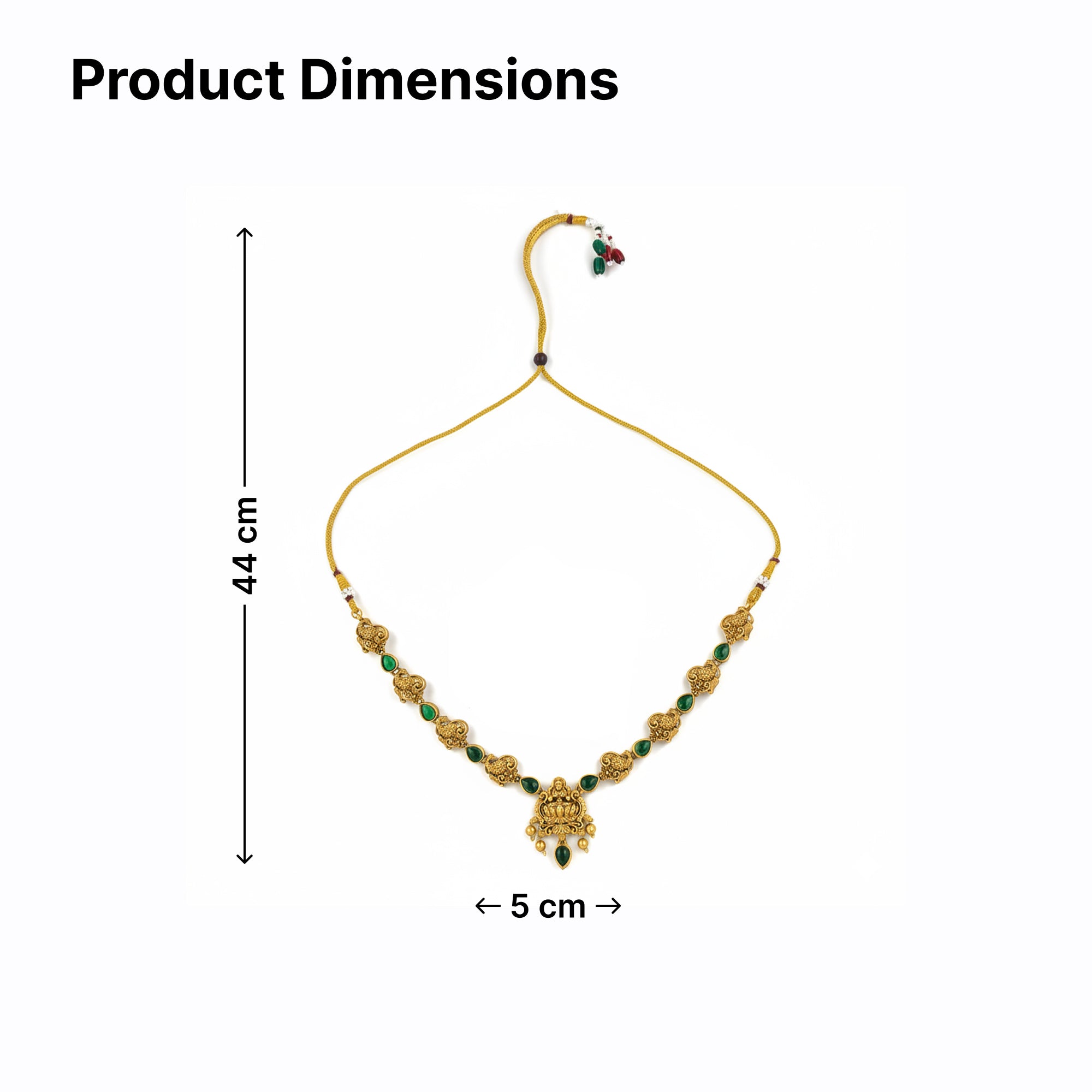 Yellow Chimes goddess motif set - Perfect for festivals