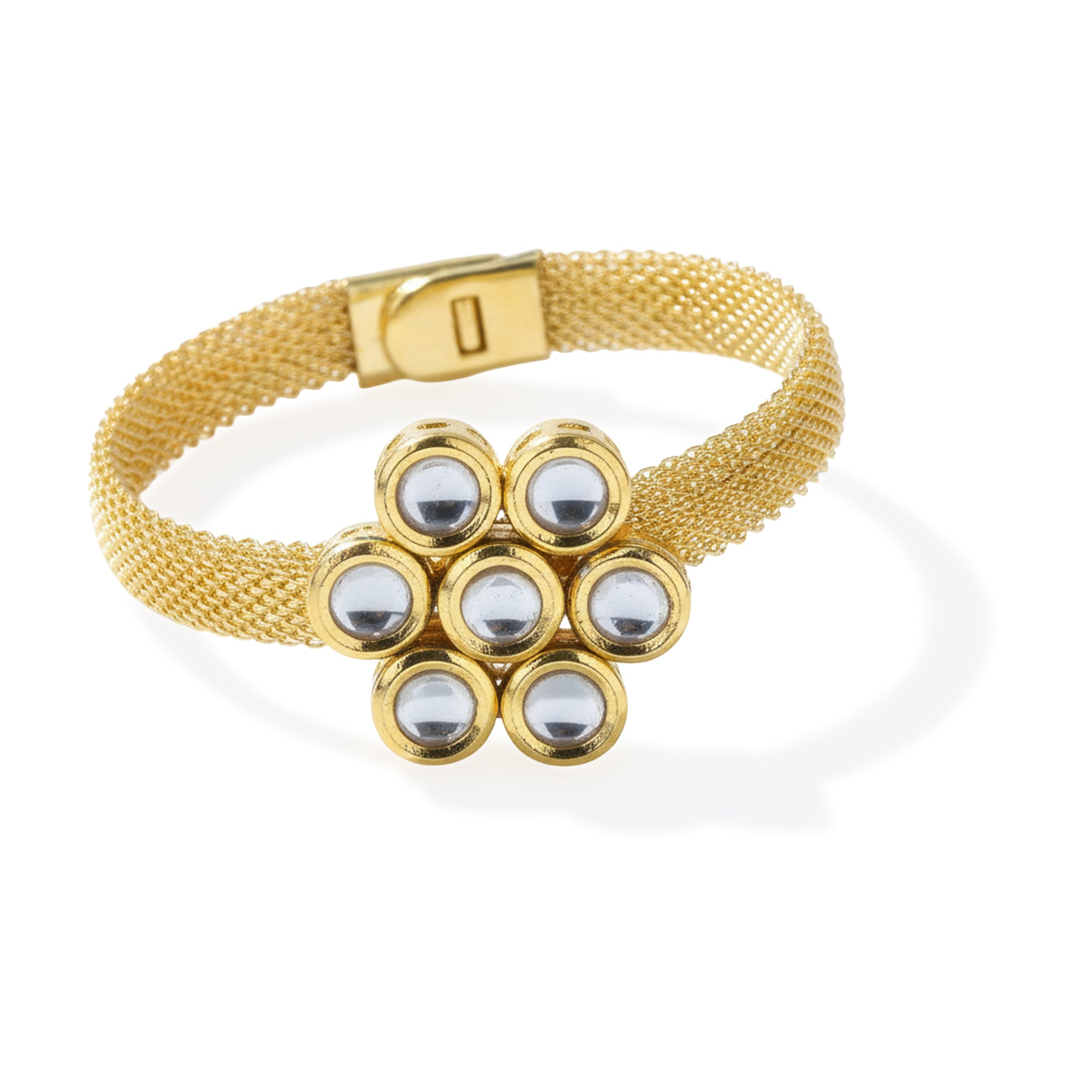 Yellow Chimes floral bracelet - wedding celebrations