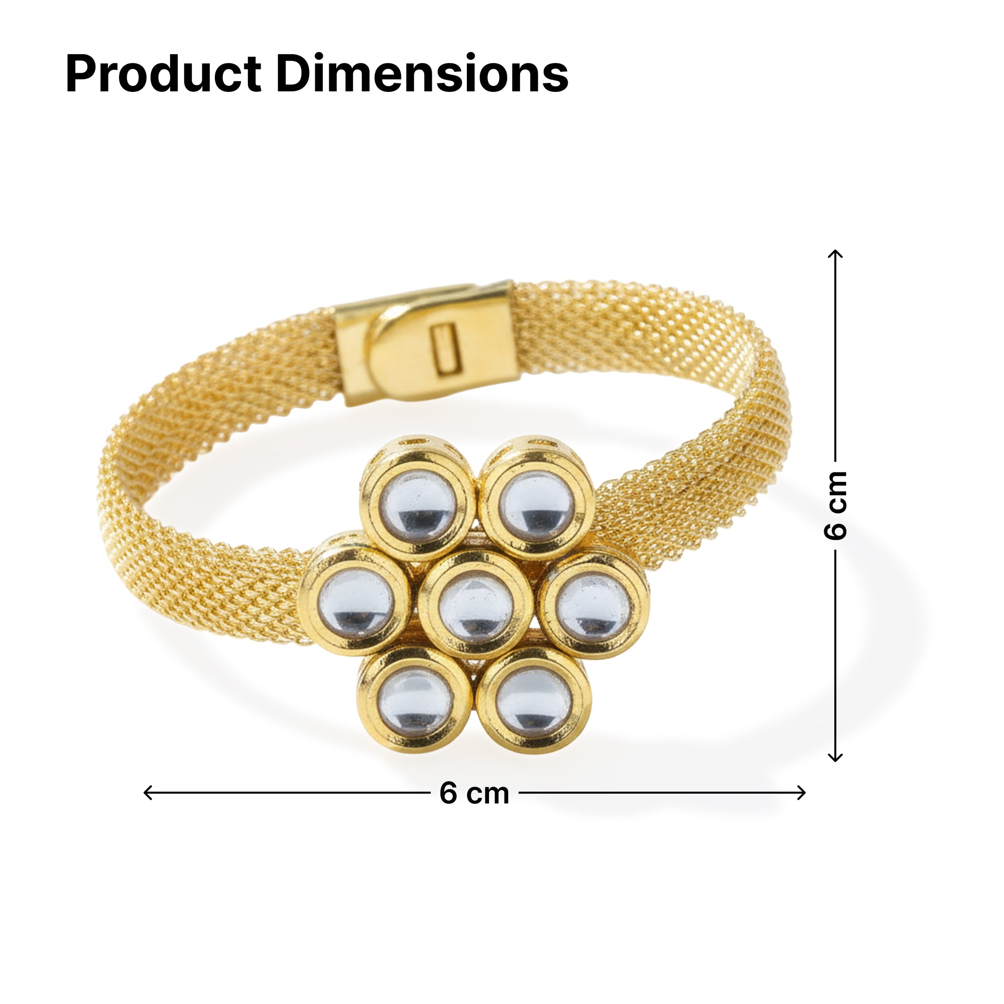 Yellow Chimes elegant gold bracelet - gift for sister