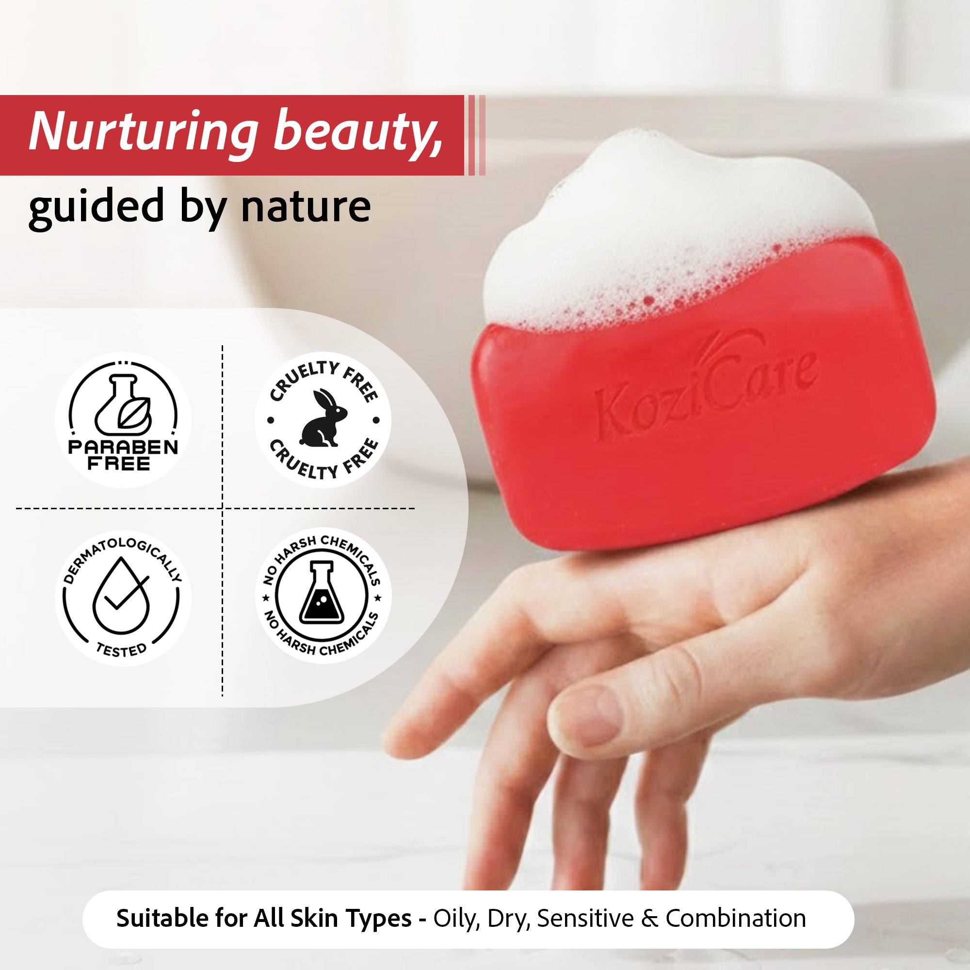 Kozicare tomato soap - fresh fragrance bath