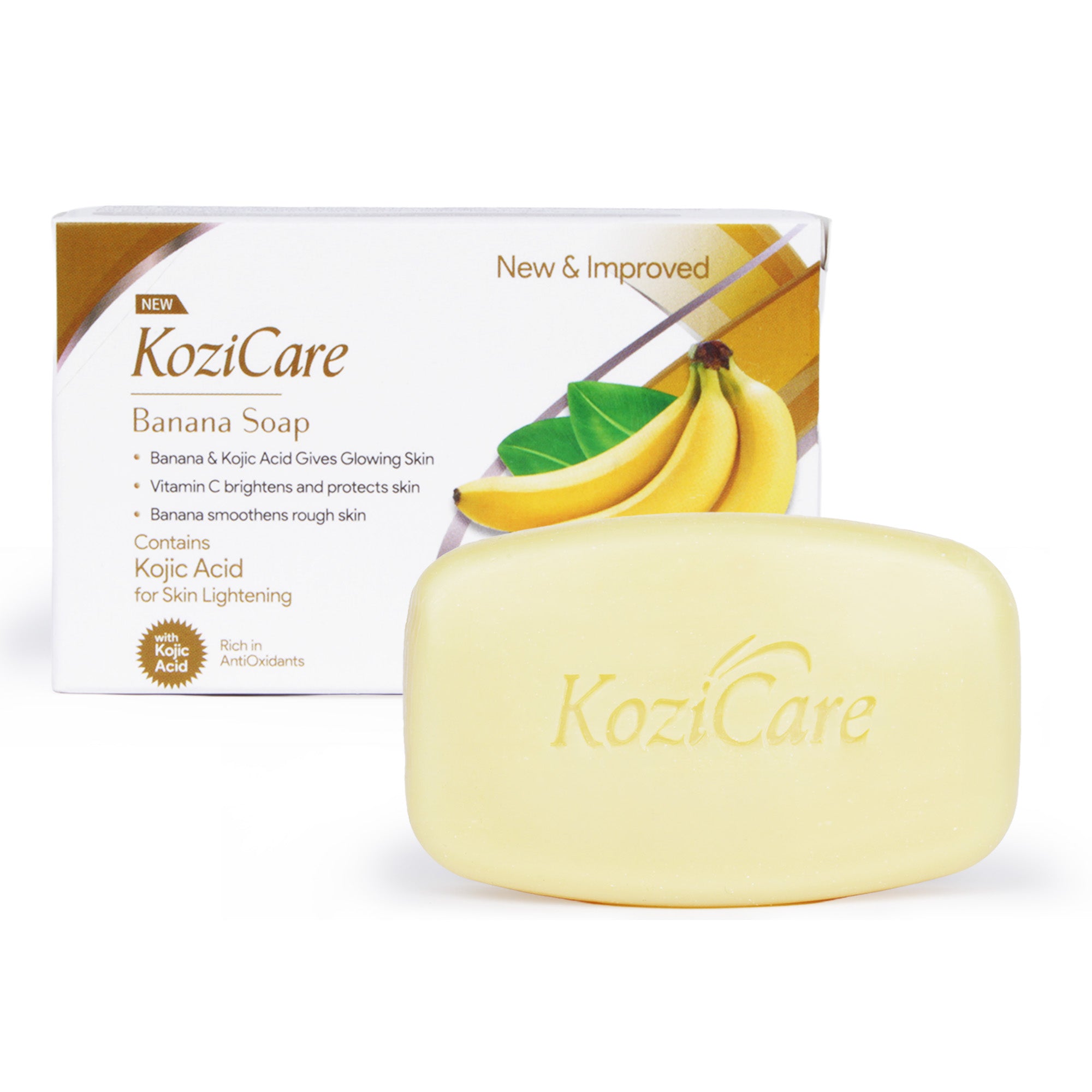 Kozicare 75g banana soap - cleansing & brightening