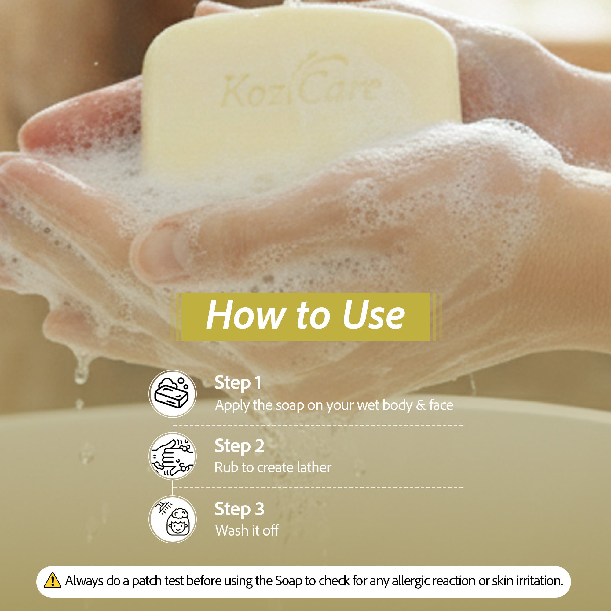 Kozicare banana soap - for radiant skin