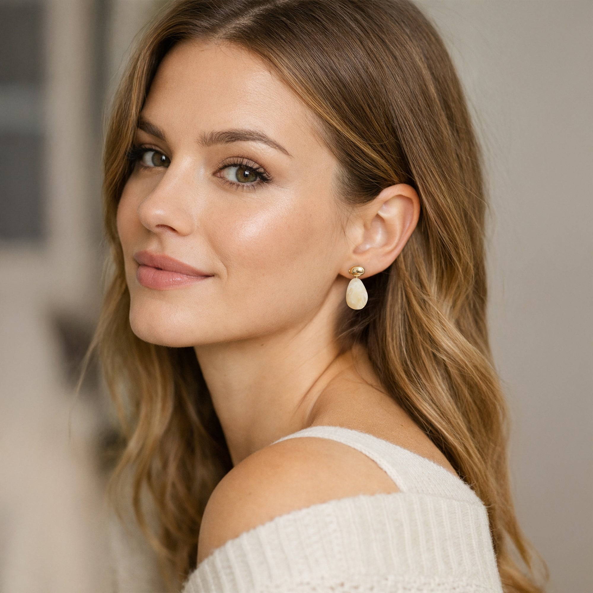 Yellow Chimes stylish drop earrings - perfect gifting option