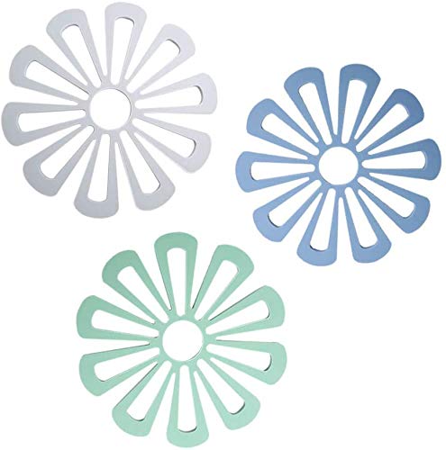 Classic Mosquito Net flower shaped silicone drink coaster - kitchen decor
