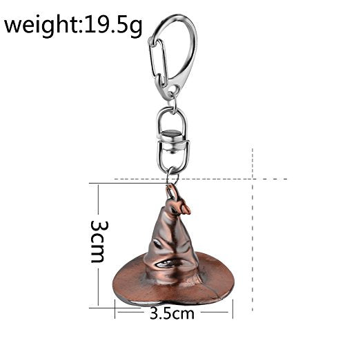 Yellow Chimes Sorting Hat Charm - Magical Keepsake for Collectors