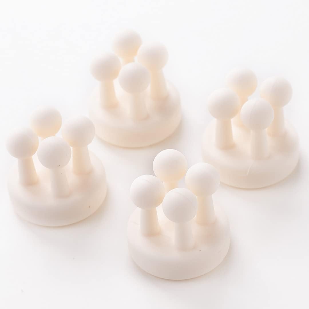 Kuber Industries Sticky Hooks For Wall|Premium PP Build|Unique Design|Self Adhesive Hook For Easy Installation|Multi-Purpose Wall Hook For Bathroom, Kitchen, Bedroom|Set Of 4|77006(B)|Black(Pack Of 5)