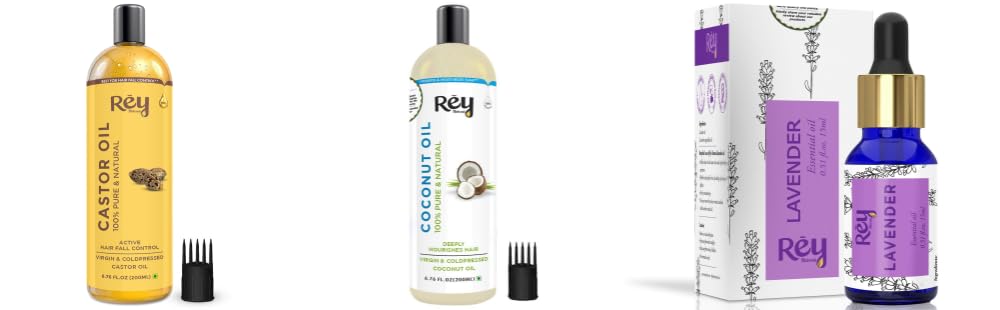 Rey Naturals Cold Pressed oils - Premium quality hair growth