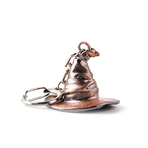 Yellow Chimes Sorting Hat Keyring - Ideal Birthday Gift