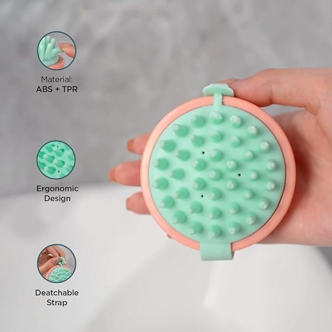 Kuber Industries Massager Shampoo Brush - Ideal for Home Spa