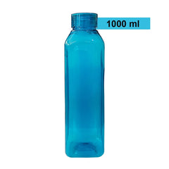 Kuber Industries BPA Free Plastic Water Bottles | Unbreakable, Leak Proof, 100% Food Grade Plastic | for Kids & Adults | Refrigerator Plastic Bottle Set of 6|Blue (Pack of 2)