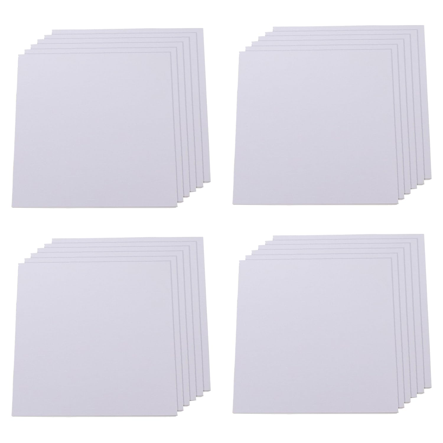 Kuber Industries Blank Cotton Canvas Board - versatile art supplies