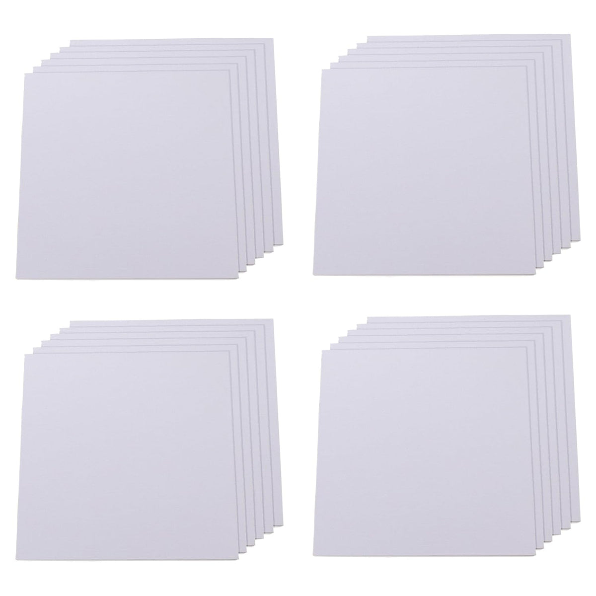 Kuber Industries Blank Cotton Canvas Board - versatile art supplies