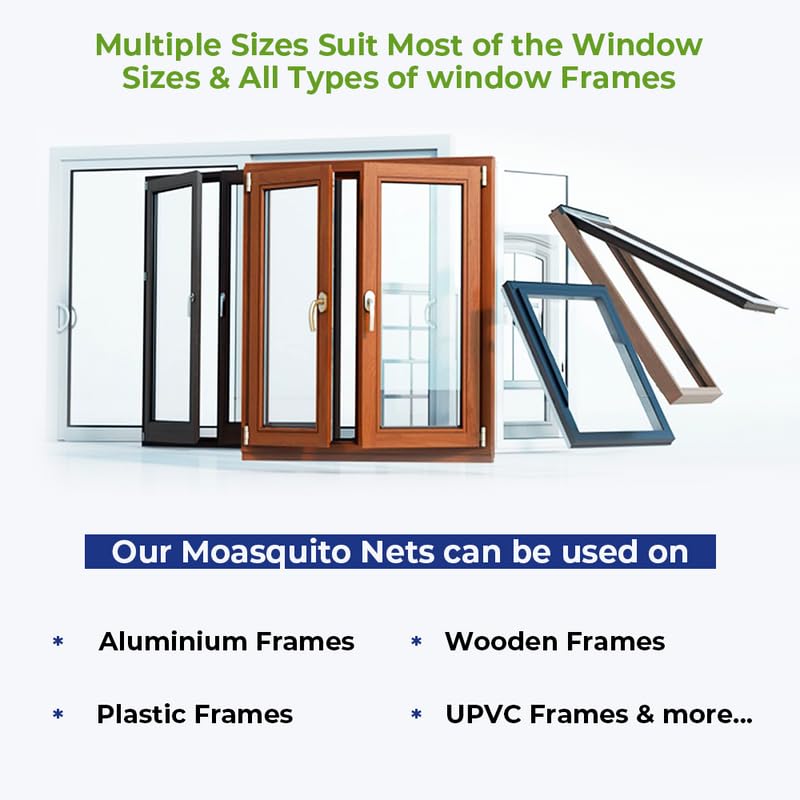 Classic Mosquito Net Window - Perfect for Kitchen Installation