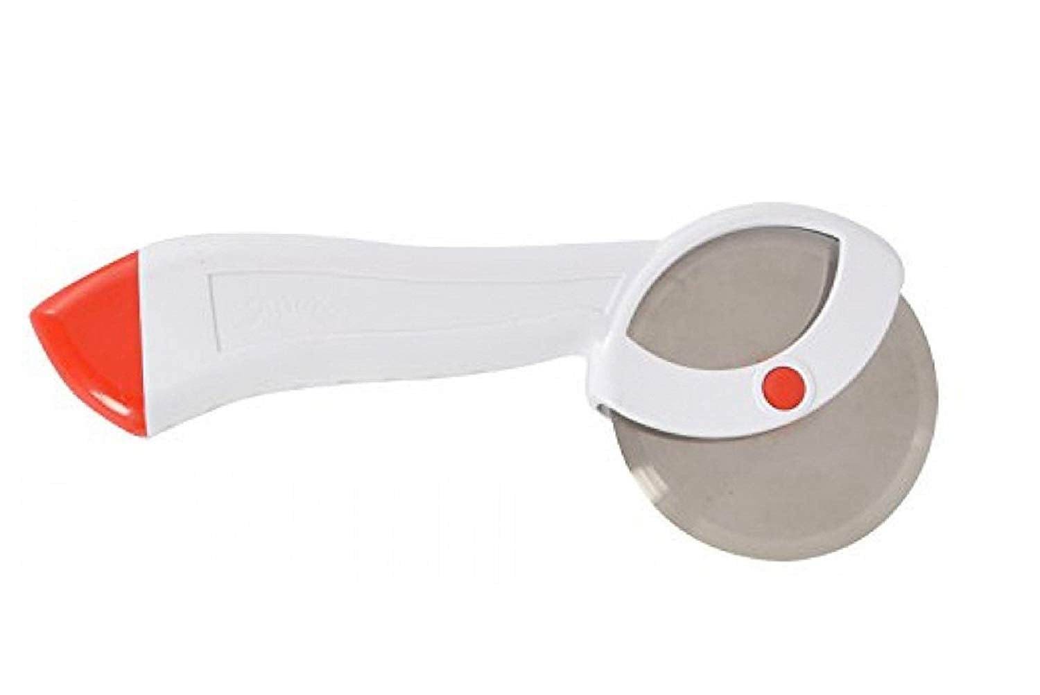 Kuber Industries pizza cutter - cutting a delicious pizza