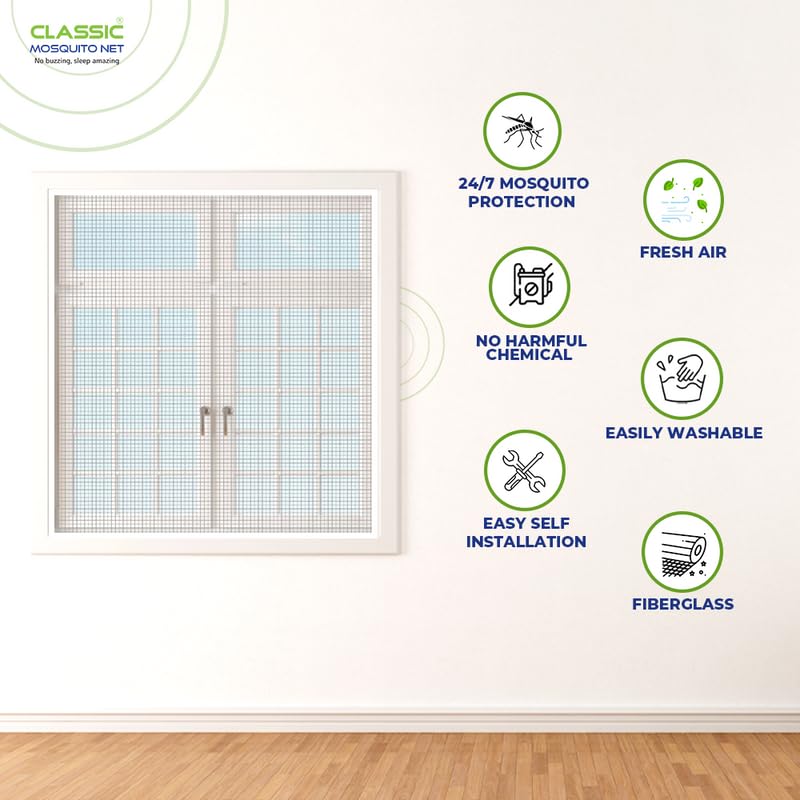 Classic Mosquito Net - 110x120cm Moisture Management Solution