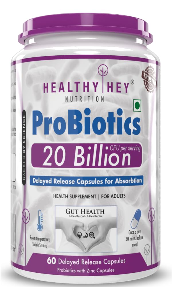 Healthyhey Probiotic - Convenient temperature stable capsules