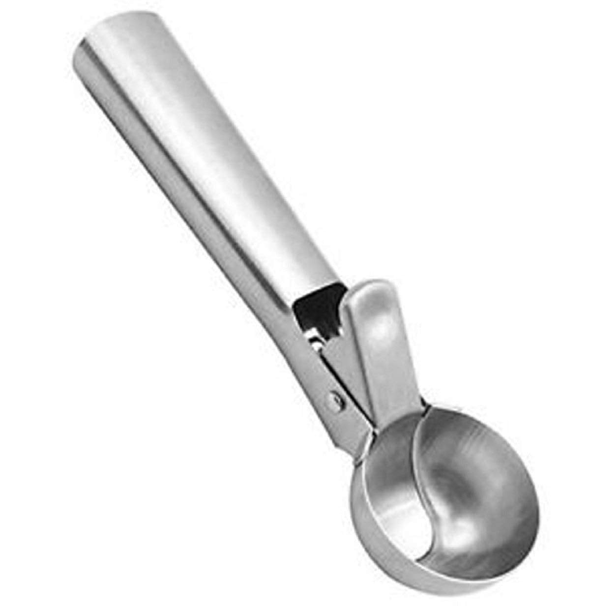 Kuber Industries™ Stainless Steel Spring/Trigger Ice Cream Scoop Set of 1 Pc ICESCOOP07