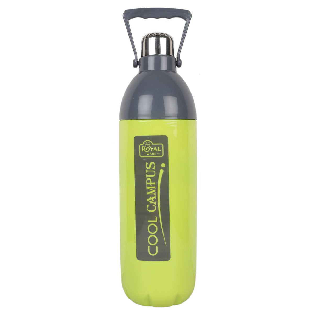 Kuber Industries Plastic Insulated Water Bottle with Handle 2200 ML (Green) -CTLTC12691, Standard