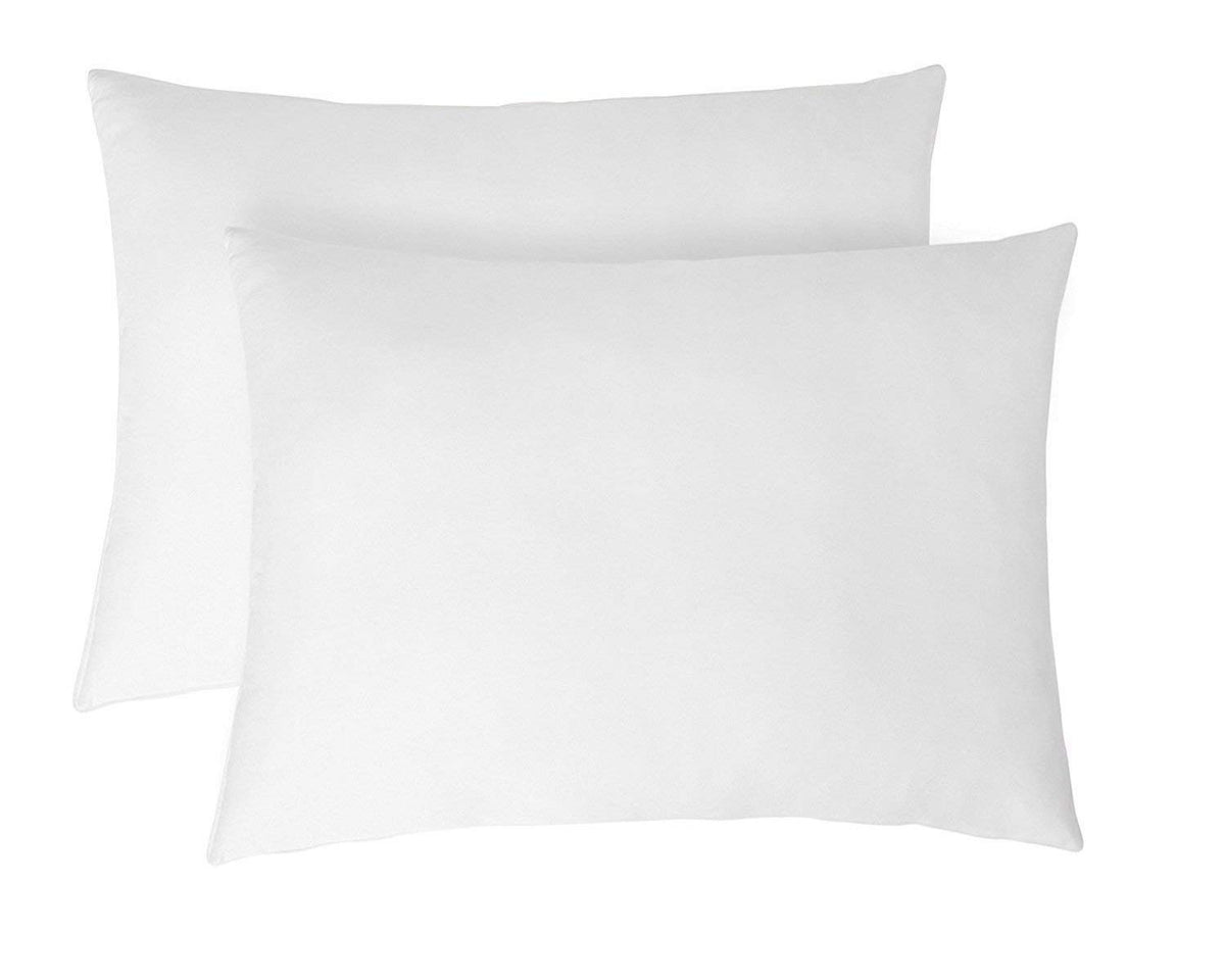 Kuber Industries Luxurious 2 Piece Microfiber Pillow Filler - 16"X24", White-Ctktc28622(Microfiber)