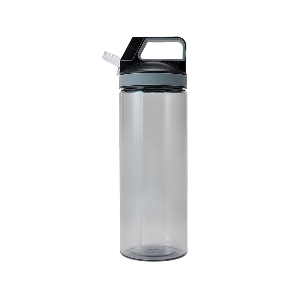 Anko 1 Liter Non-Toxic Leak Proof Plastic Sipper Water Bottle|Flip-Top Spout Lid&Straw|Lightweight&Certified 100% Bpa-Free|Ideal For Gym,Travel,School,Office,Kids Water Bottle - Charcoal