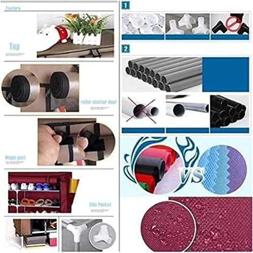 Kuber Industries collapsible storage wardrobe - kids room organization