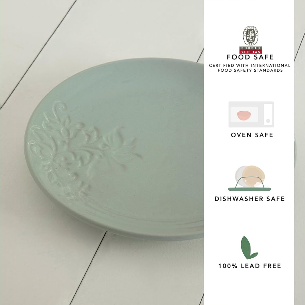 Ellementry Upper Crust Side Plate - Display on dining table