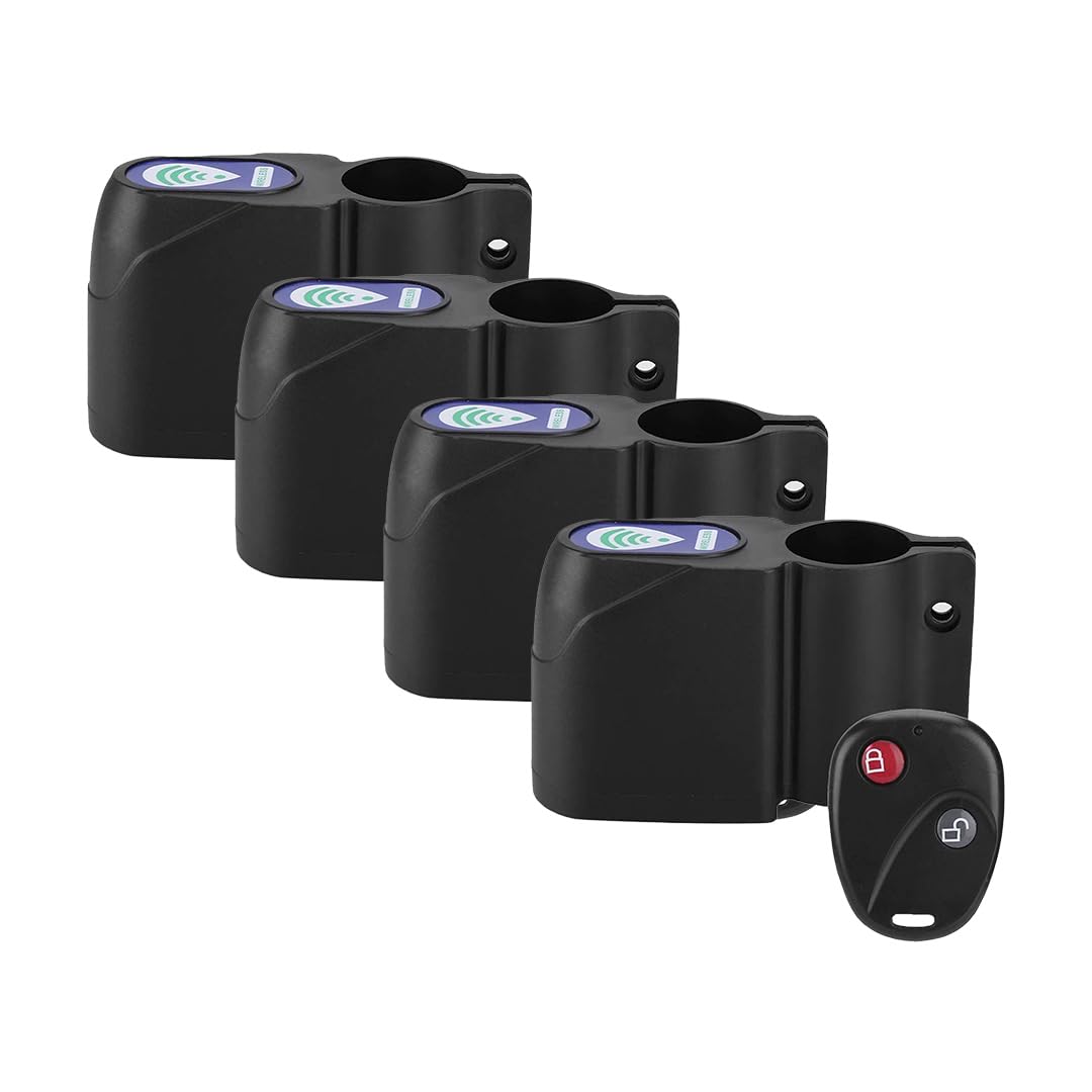 Strauss Wireless Security Alarm Lock - Modern Black Style