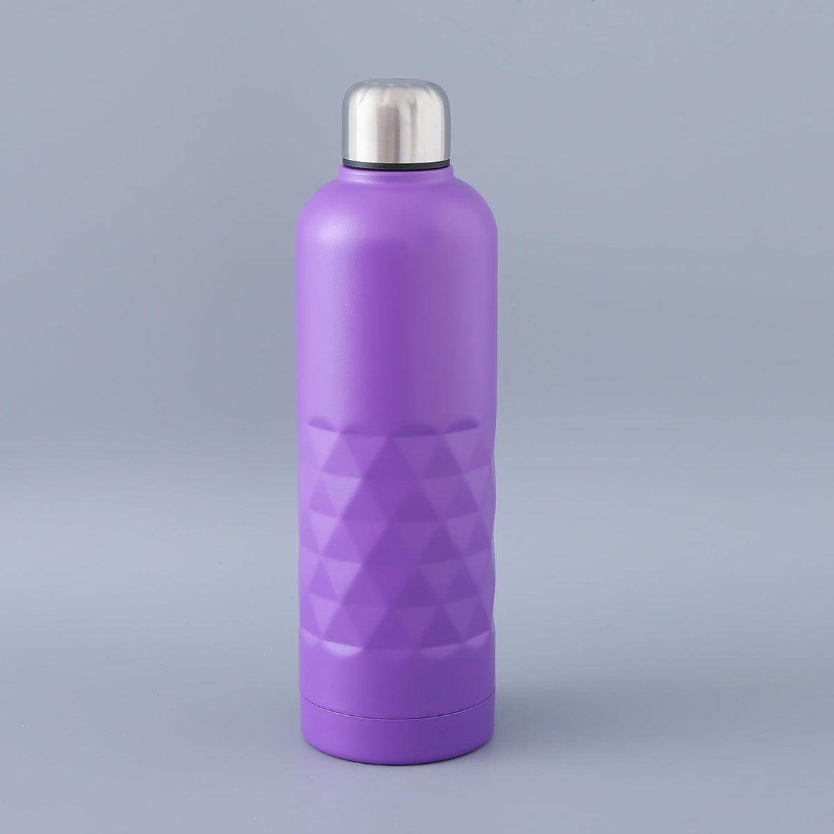 Kuber Industries Vacuum Insulated Water Bottle | Stainless Steel Water Bottle | Hot & Cold Water Bottle | Leakproof, BPA Free, Rustproof | 750 ML | Purple