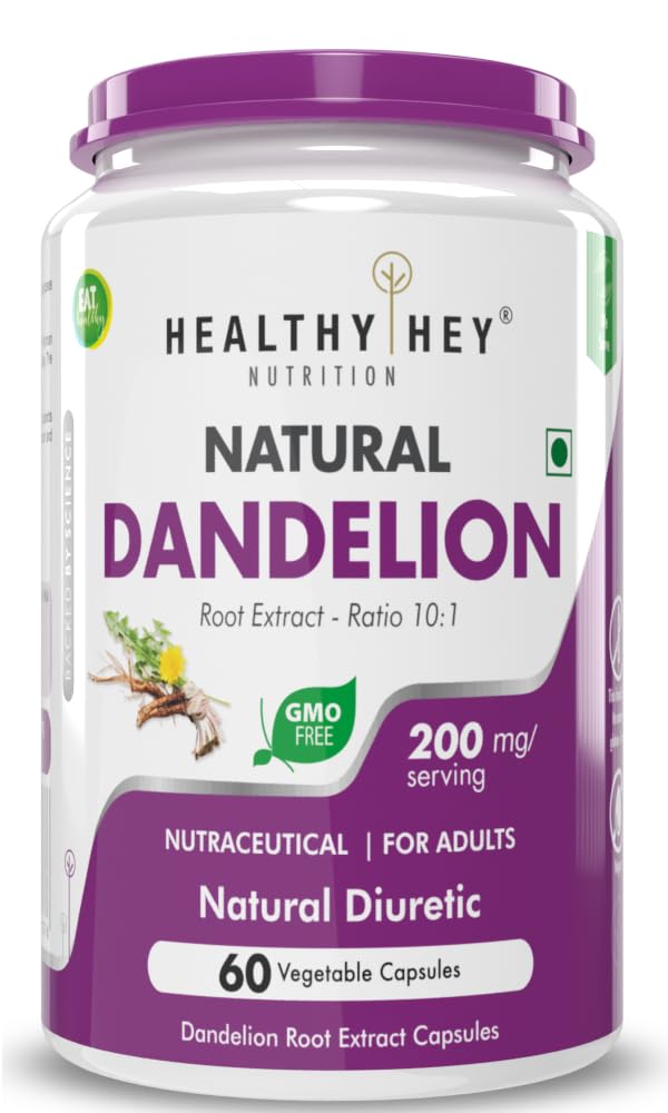 Healthyhey Dandelion Root Extract - Natural Herbal Formulation